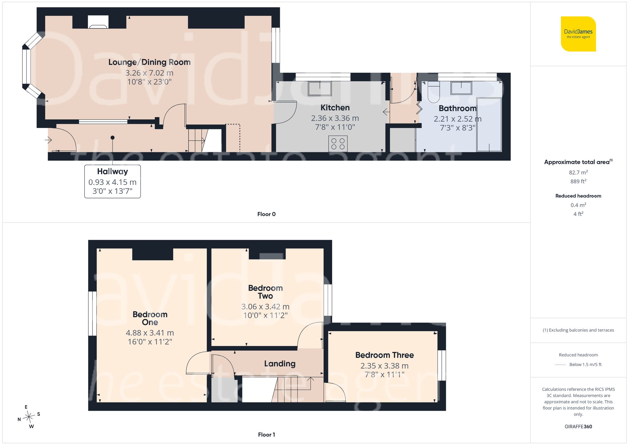 Floorplan for Empire Street, Mansfield, Nottinghamshire