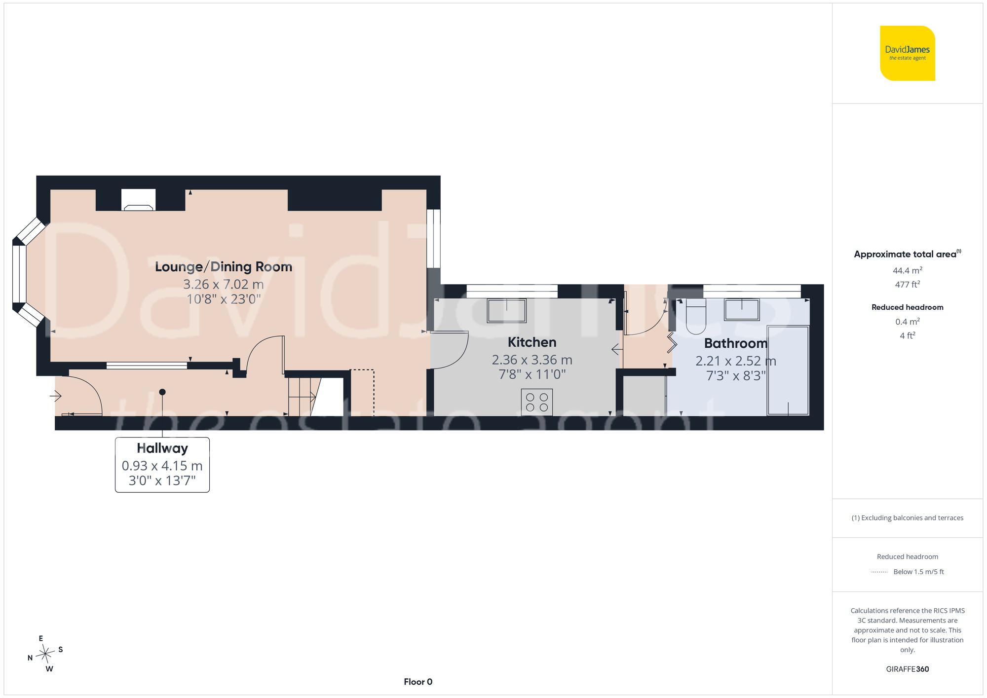 Floorplan for Empire Street, Mansfield, Nottinghamshire