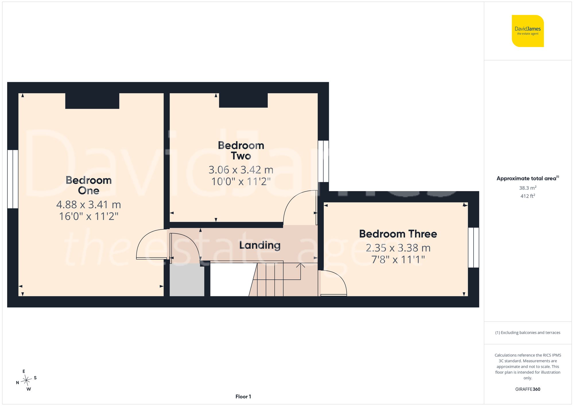 Floorplan for Empire Street, Mansfield, Nottinghamshire