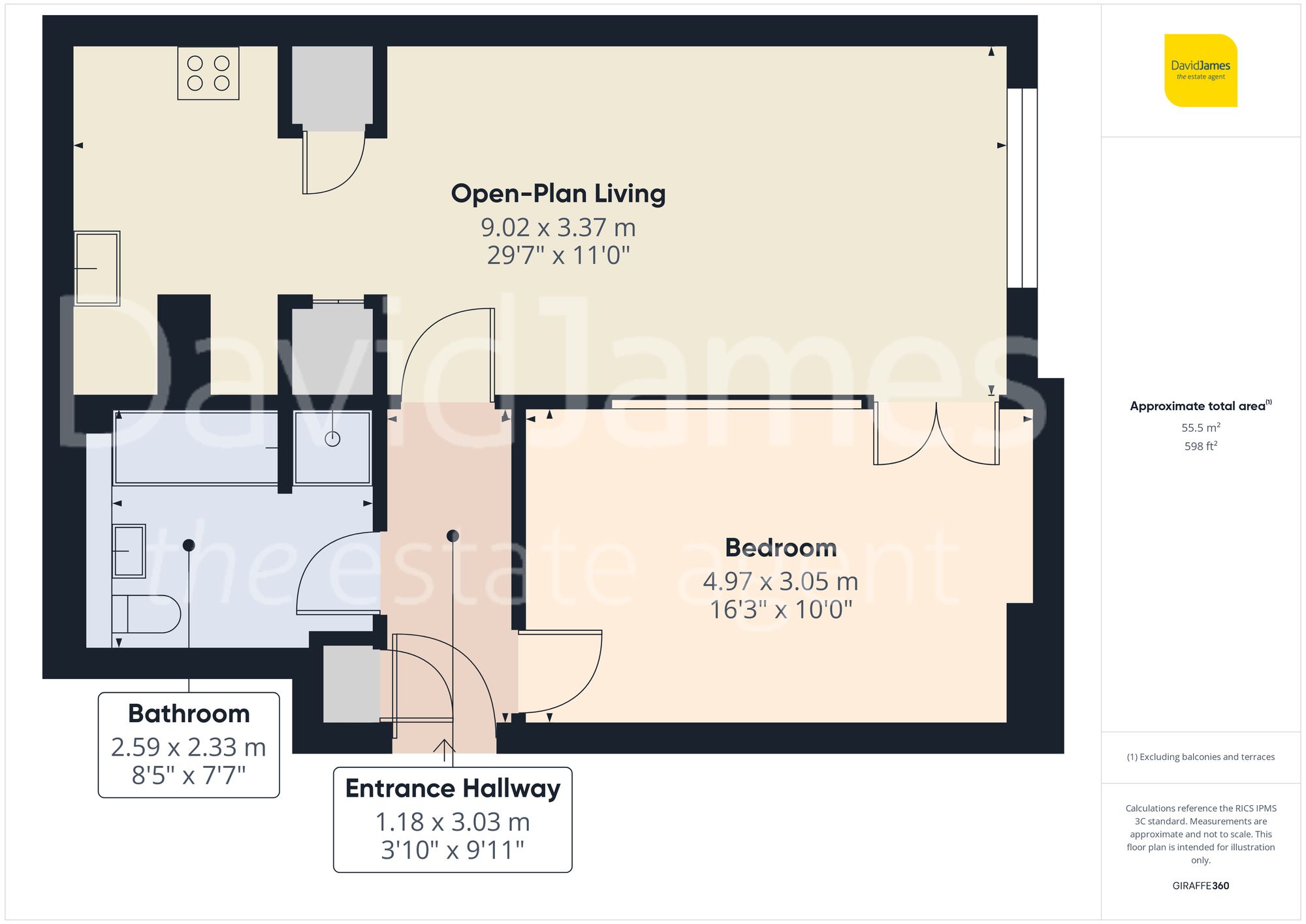 Floorplan for Morley Mills, Daybrook, Nottingham