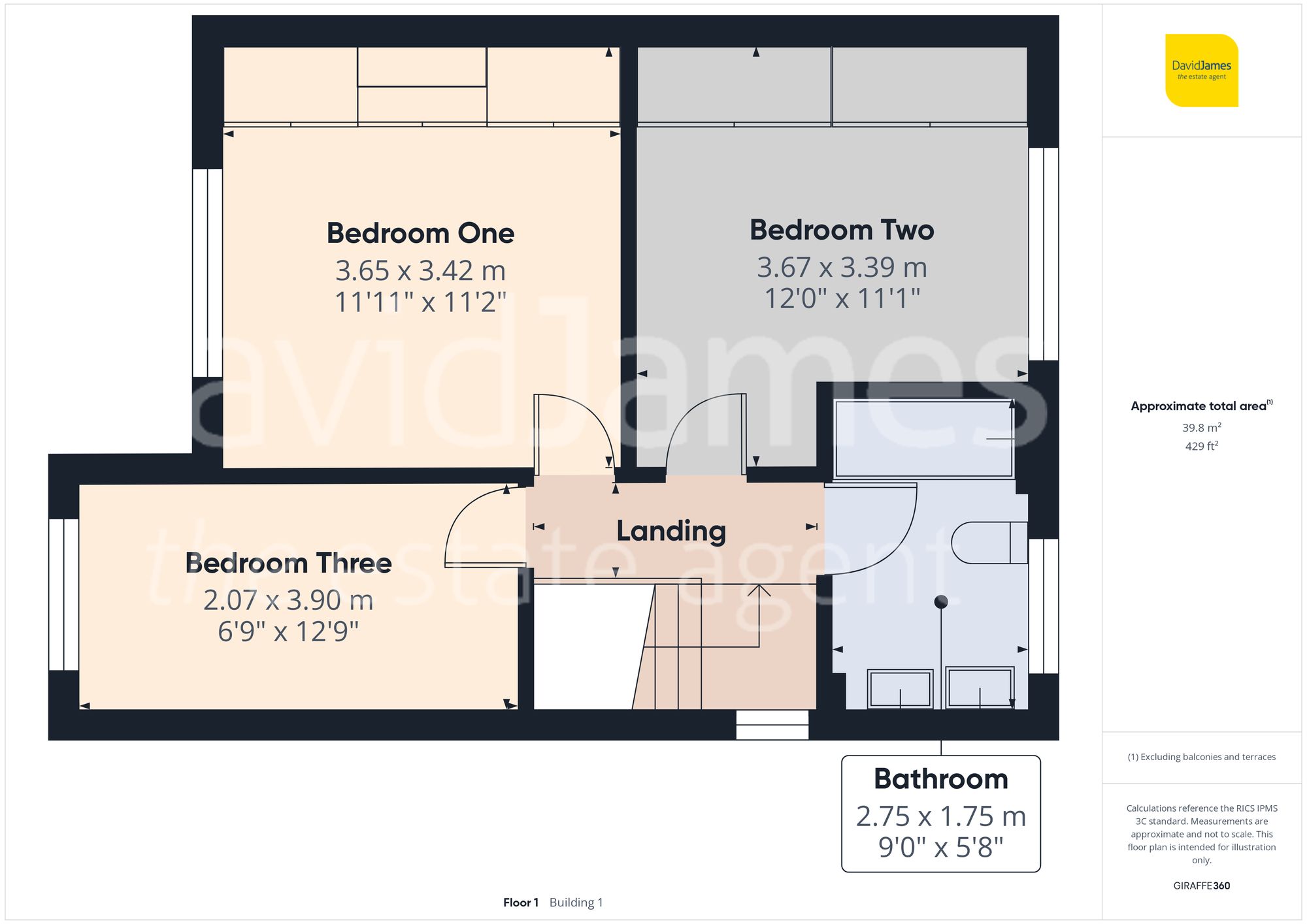 Floorplan for Doveridge Road, Carlton, Nottingham