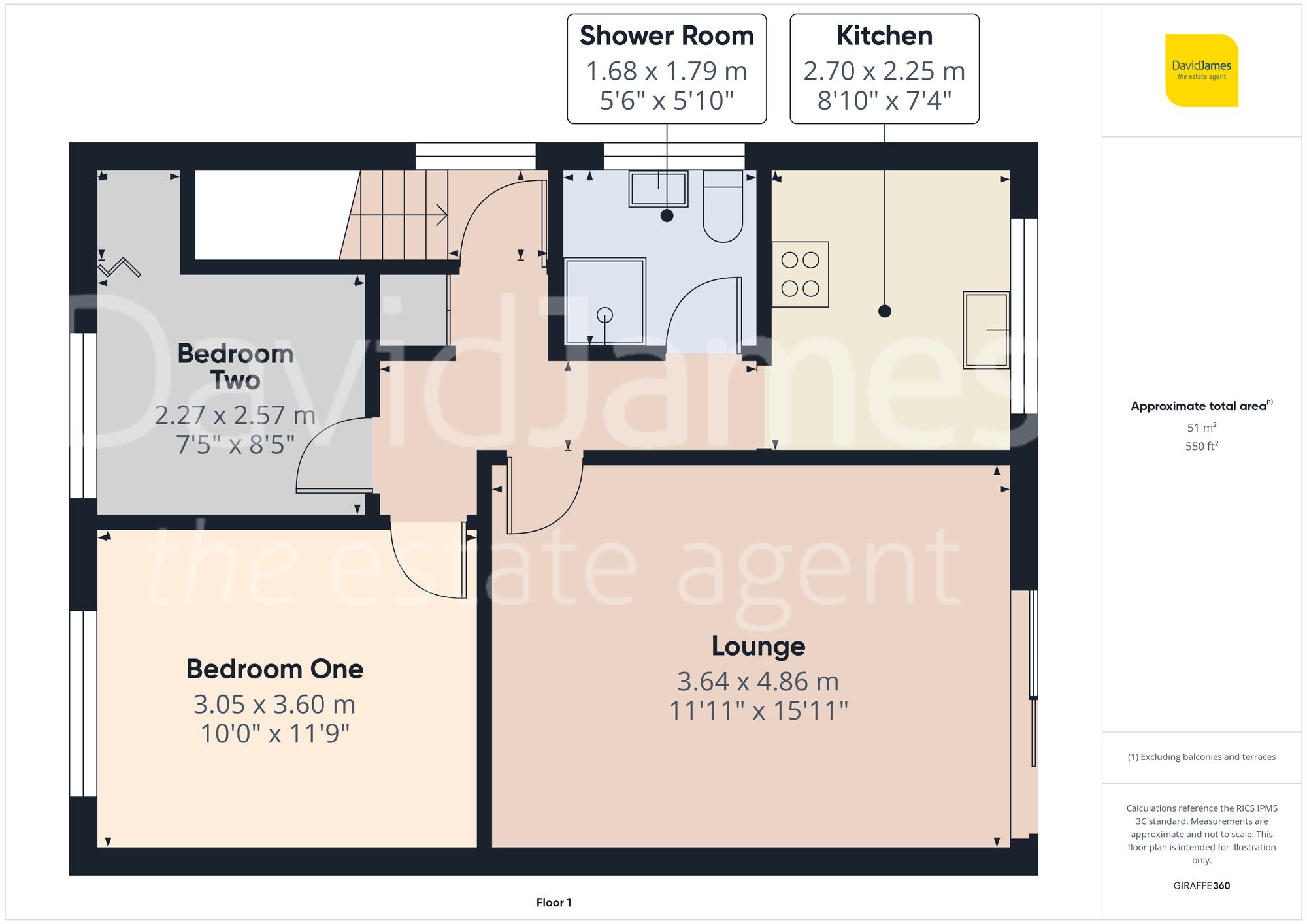 Floorplan for Orchard Court, Gedling, Nottingham