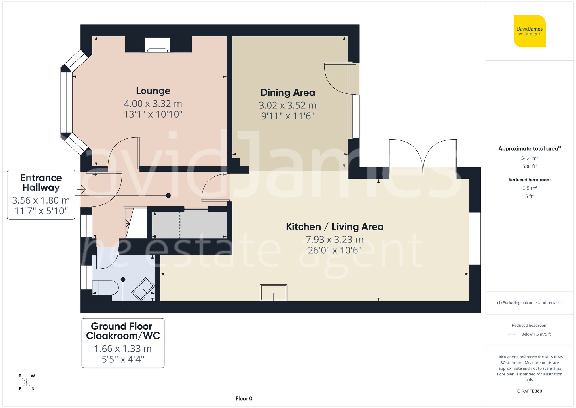 Floorplan for Northcliffe Avenue, Mapperley, Nottingham