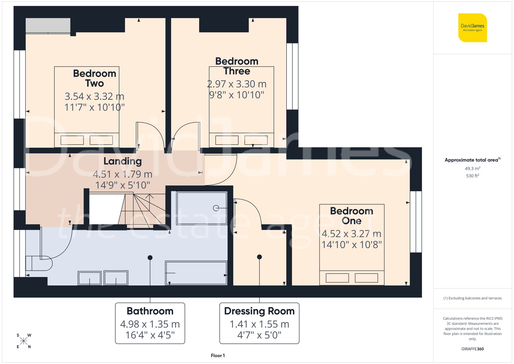 Floorplan for Northcliffe Avenue, Mapperley, Nottingham
