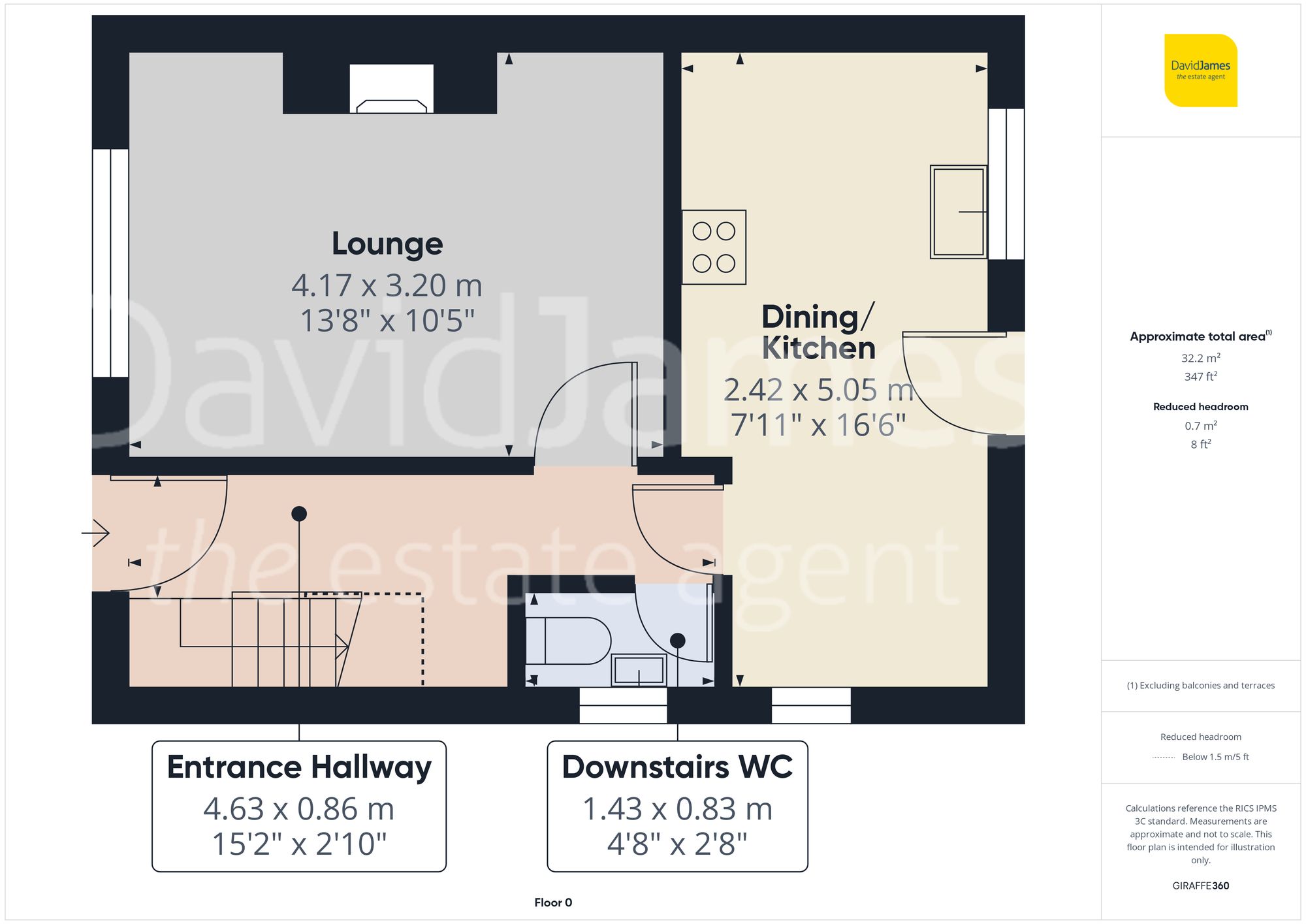Floorplan for Chesterfield Street, Carlton, Nottingham