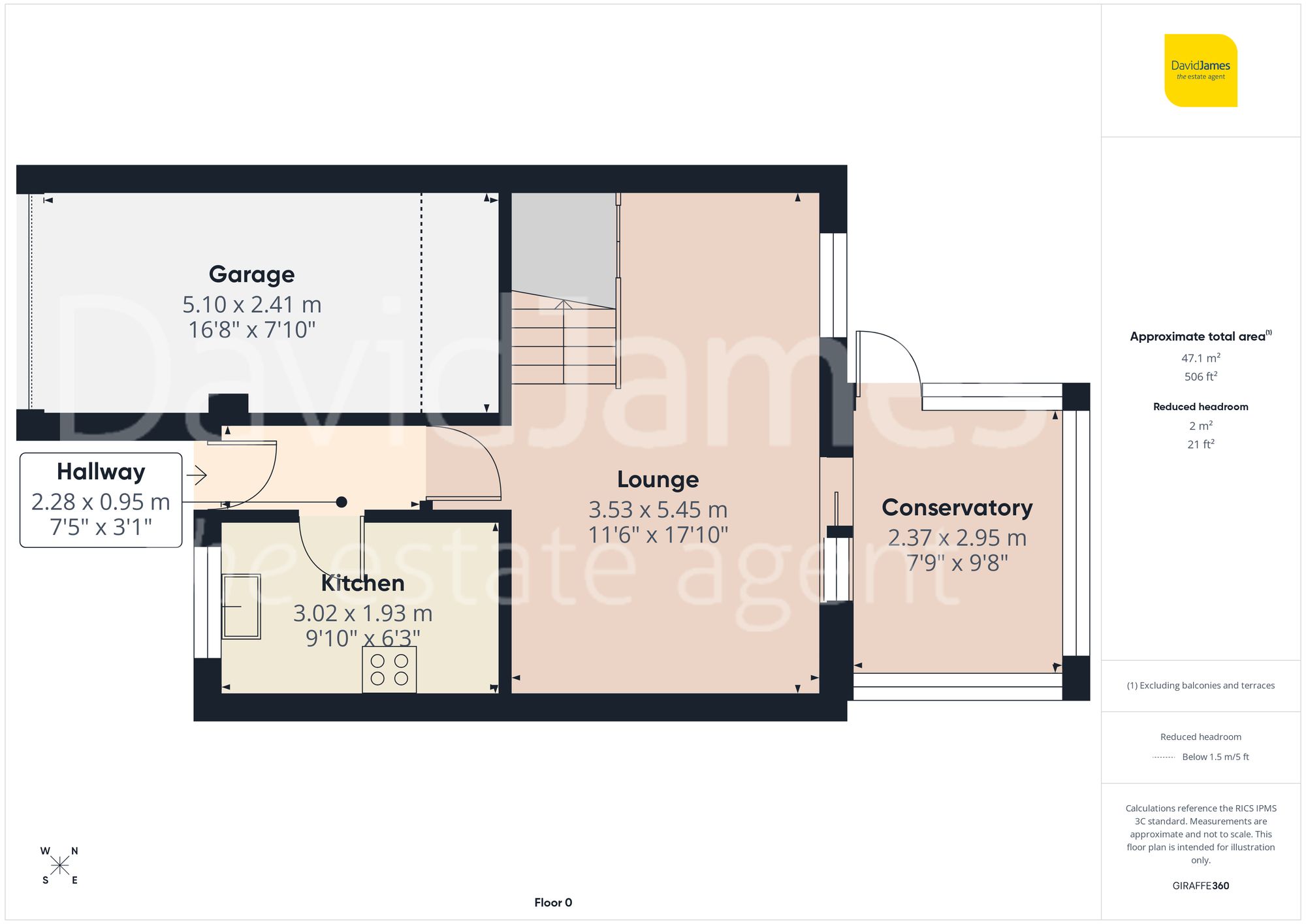 Floorplan for Franklin Close, Arnold, Nottingham