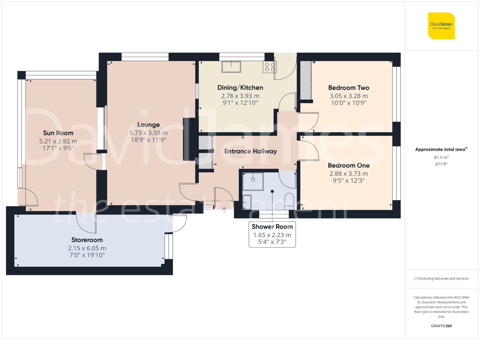 Floorplan for Leslie Grove, Calverton, Nottingham