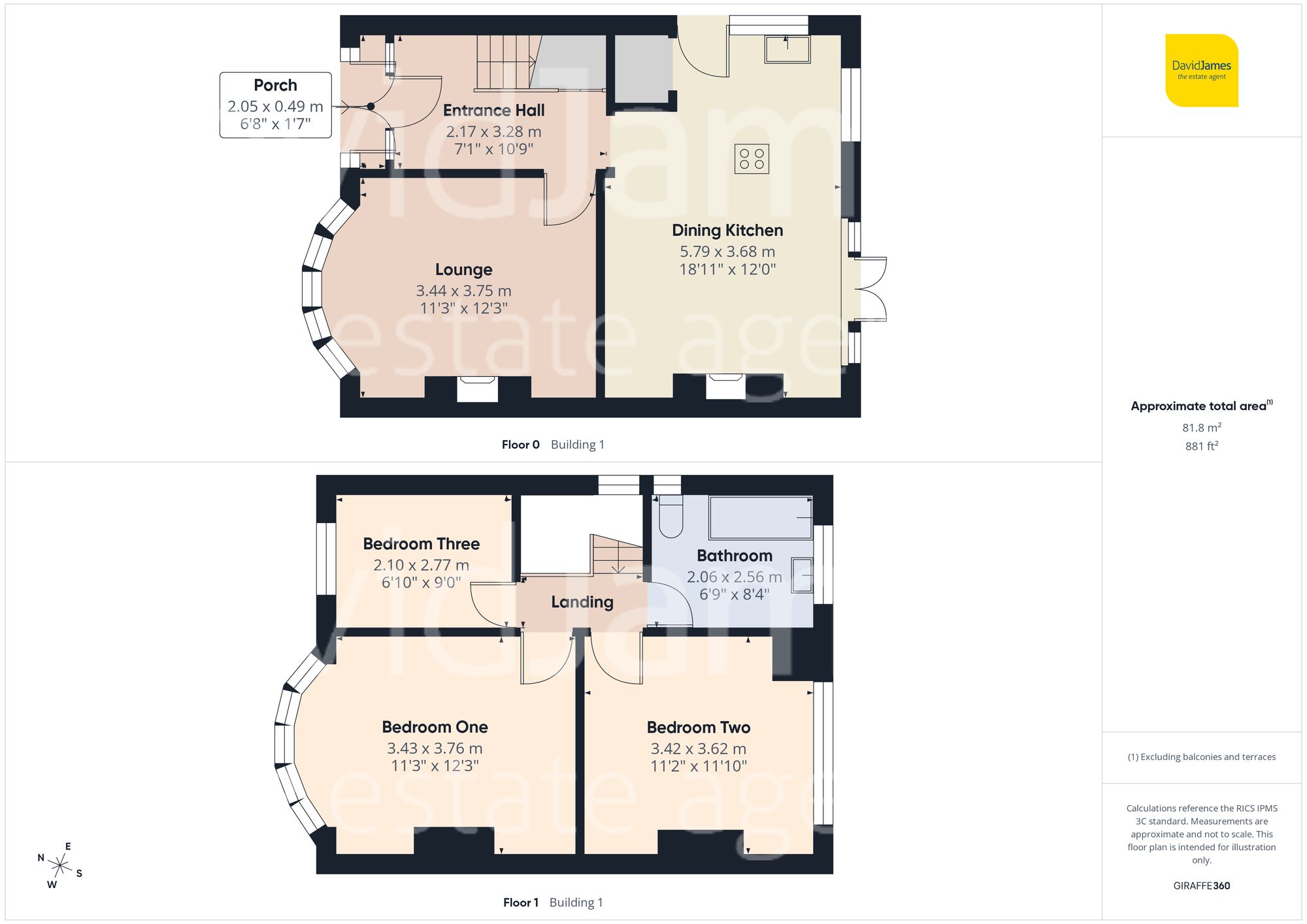 Floorplan for Coronation Road, Mapperley, Nottingham