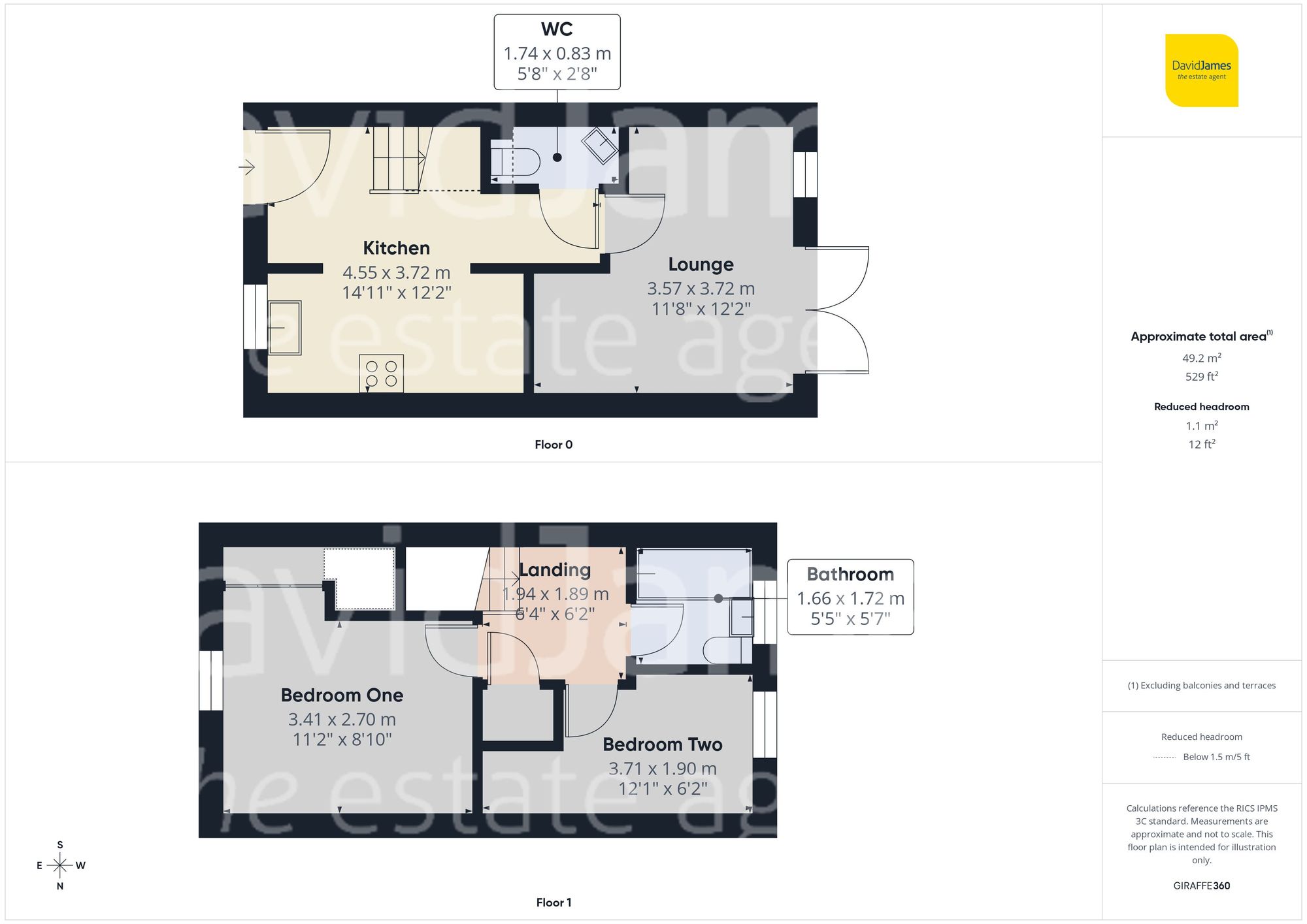 Floorplan for Parkland View, Huthwaite, Nottinghamshire