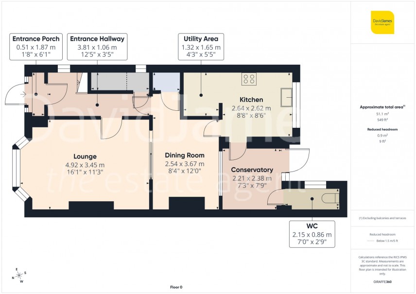 Floorplan for Northolme Avenue, Bulwell, Nottingham