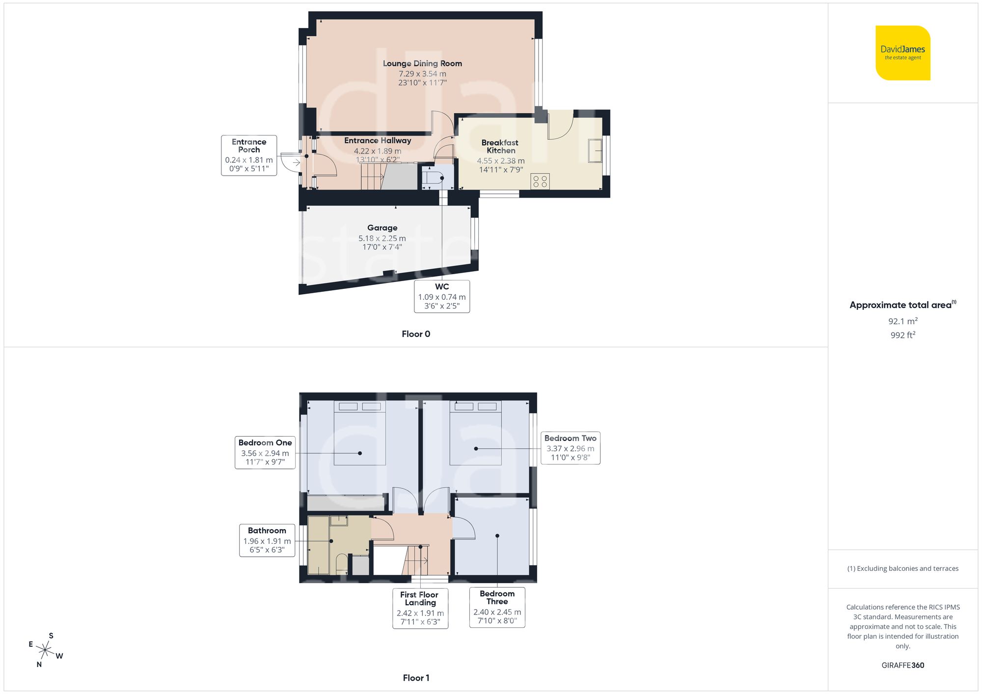 Floorplan for South View Road, Carlton, Nottingham