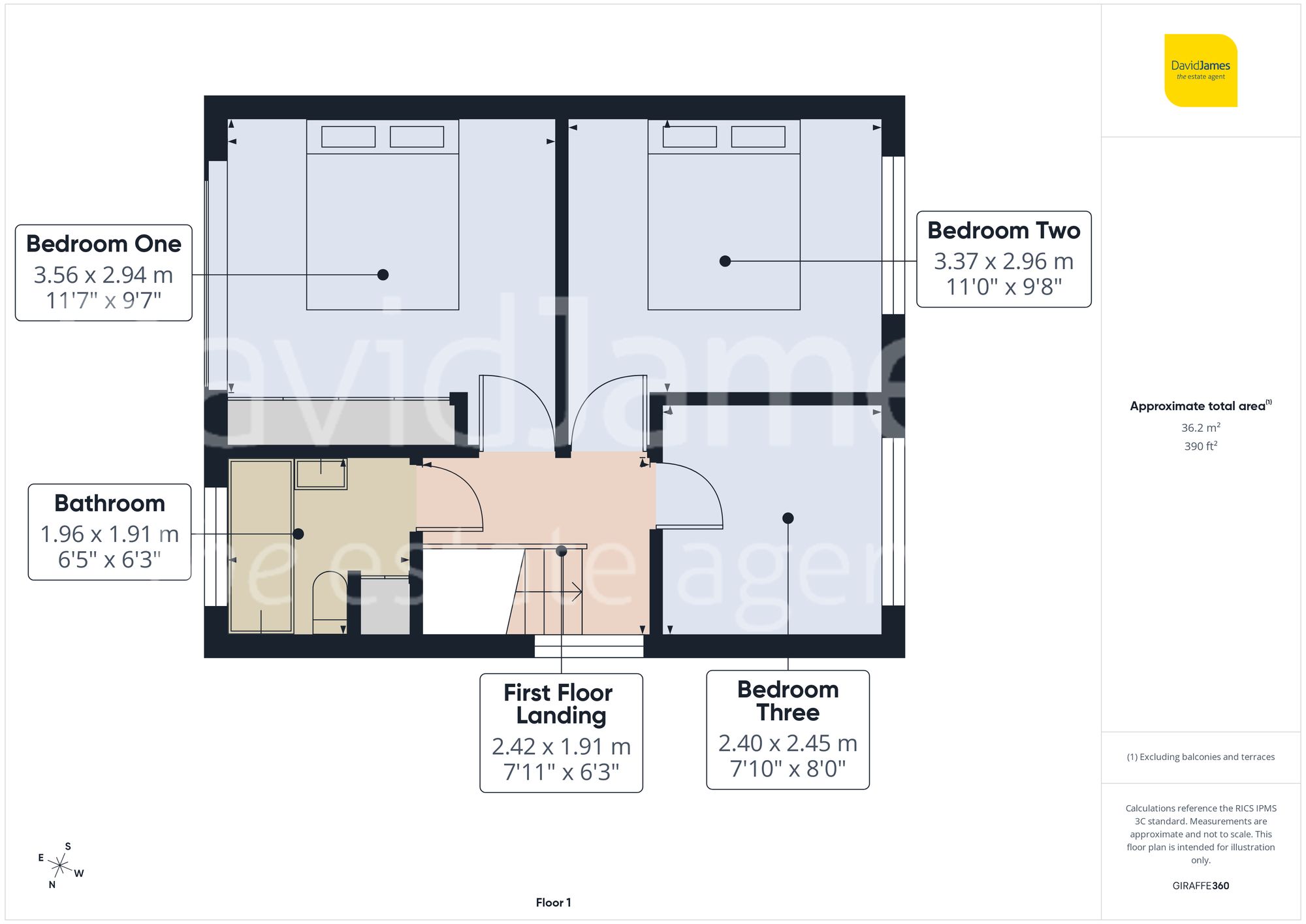 Floorplan for South View Road, Carlton, Nottingham