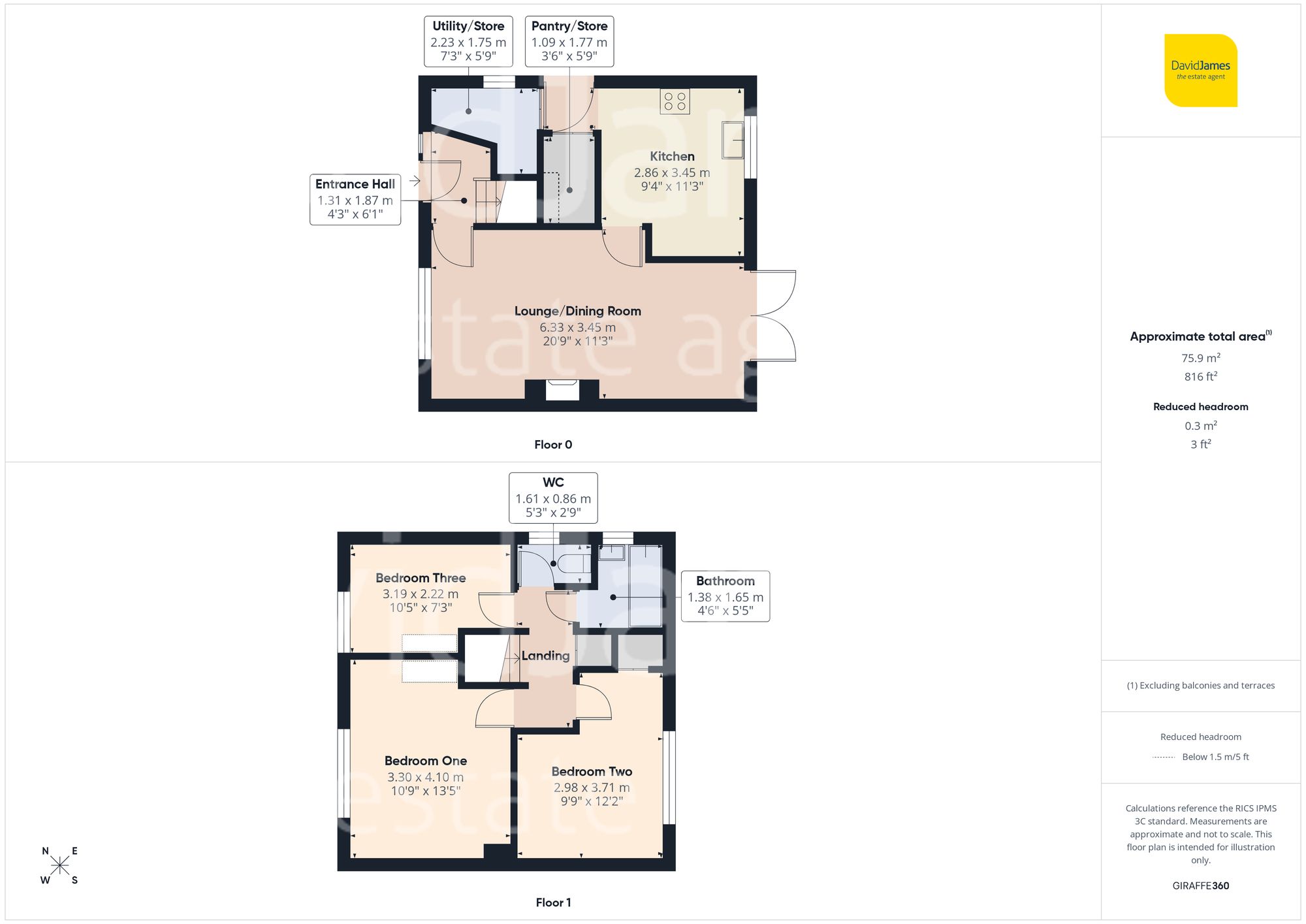 Floorplan for Lime Tree Road, Hucknall, Nottingham