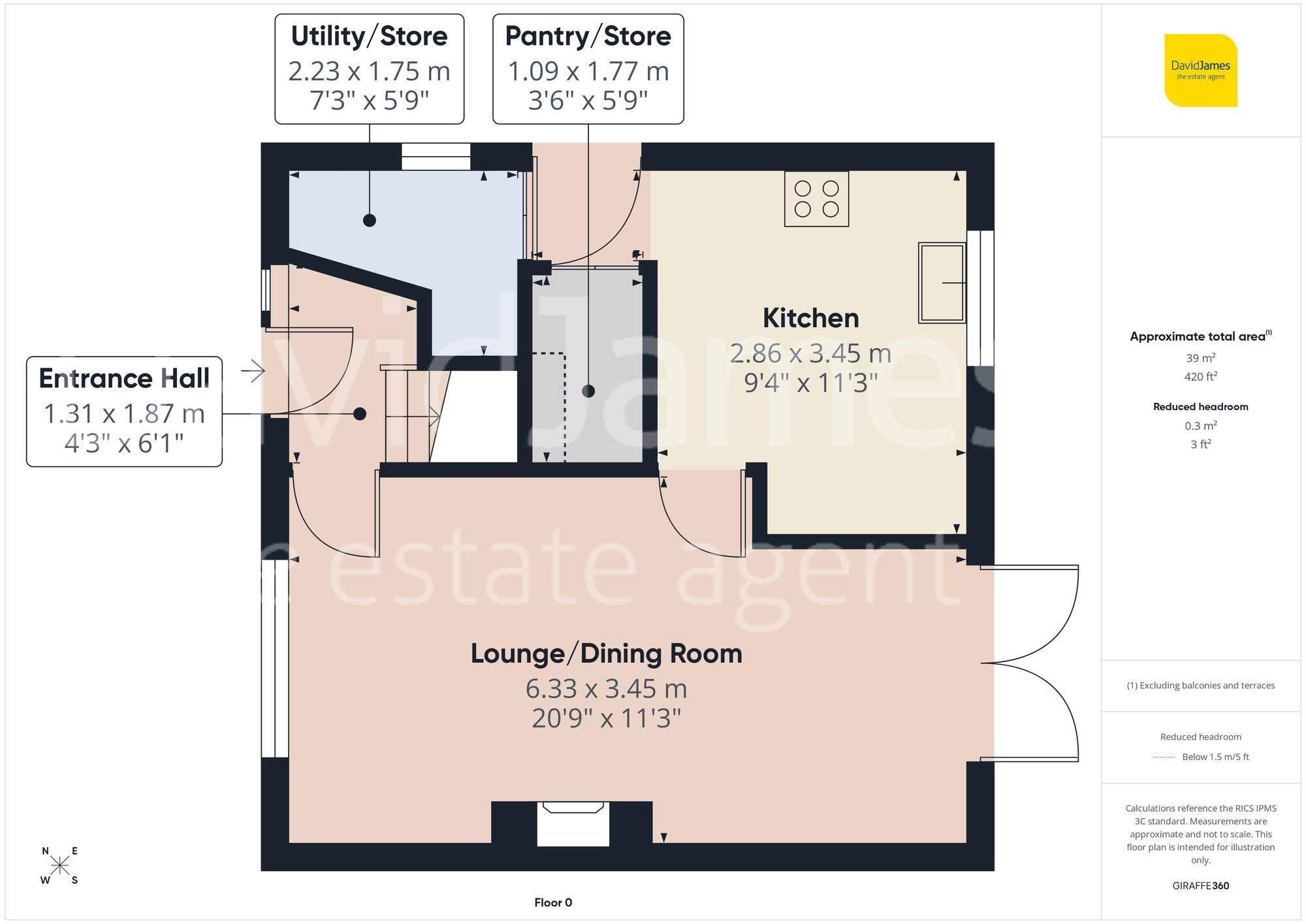 Floorplan for Lime Tree Road, Hucknall, Nottingham