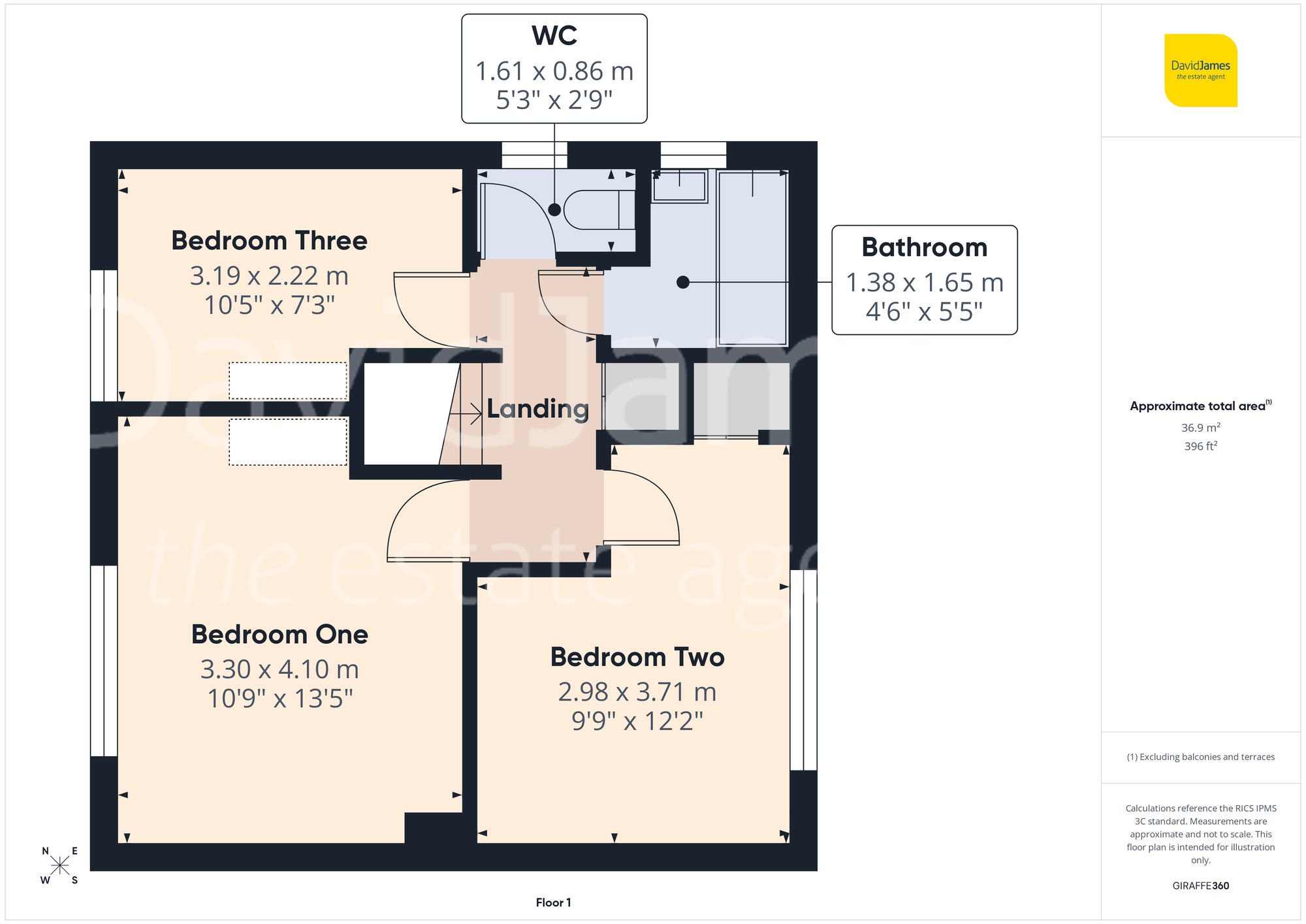 Floorplan for Lime Tree Road, Hucknall, Nottingham