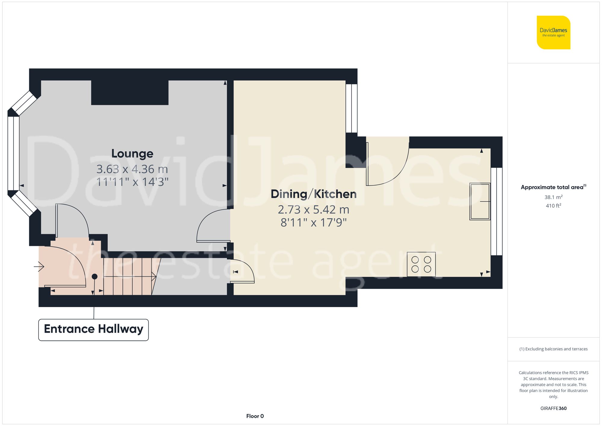 Floorplan for Sherbrook Road, Daybrook, Nottingham