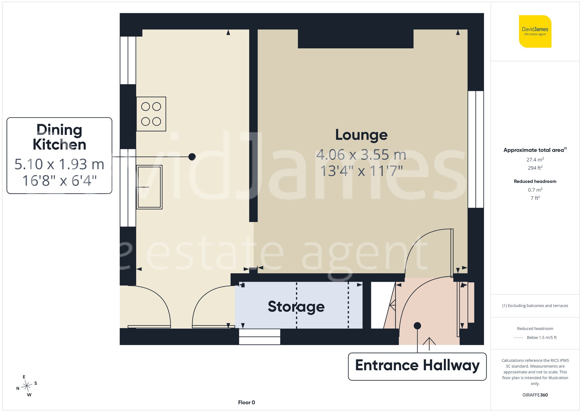 Floorplan for Kilby Avenue, Nottingham