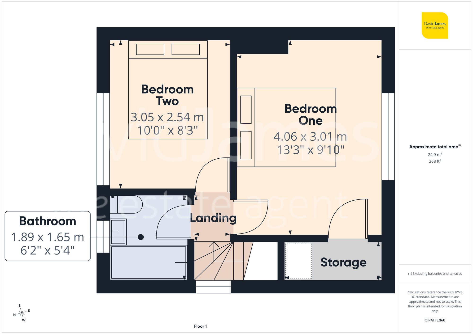 Floorplan for Kilby Avenue, Nottingham