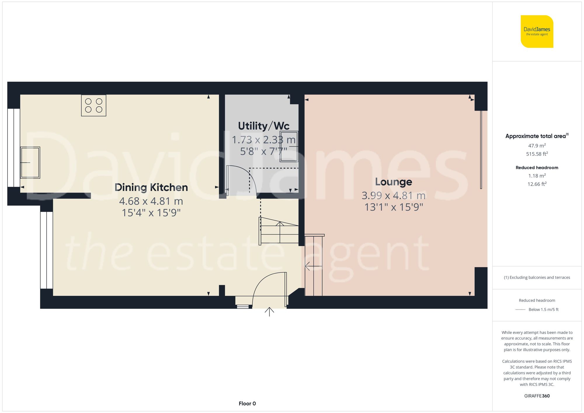 Floorplan for Thorneywood Mount, Nottingham