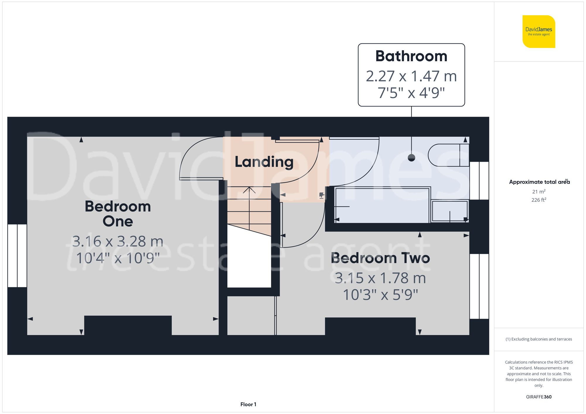 Floorplan for Port Arthur Road, Nottingham