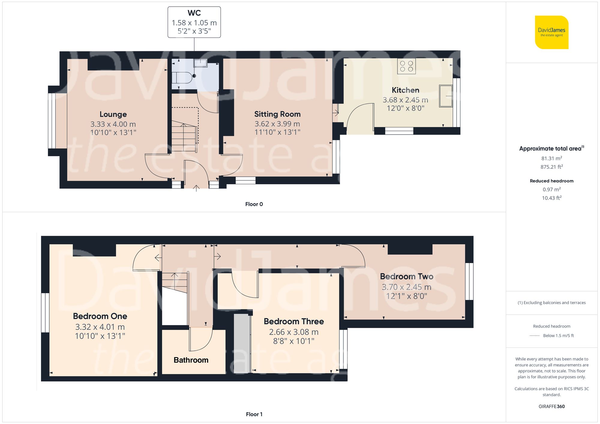 Floorplan for Kent Road, Mapperley, Nottingham