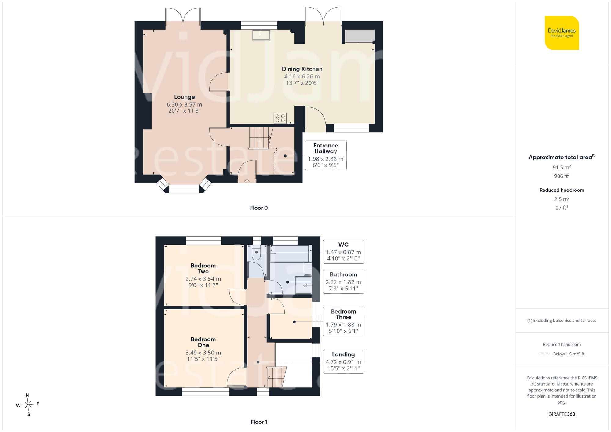 Floorplan for Southdale Drive, Carlton, Nottingham