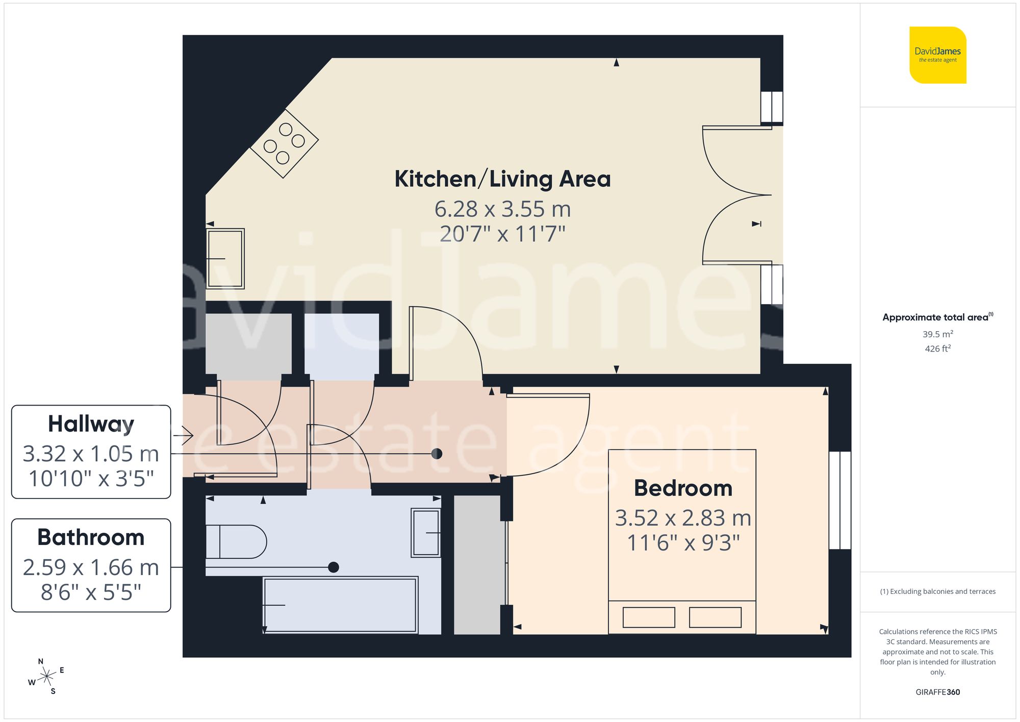 Floorplan for Villiers Road, Woodthorpe, Nottingham