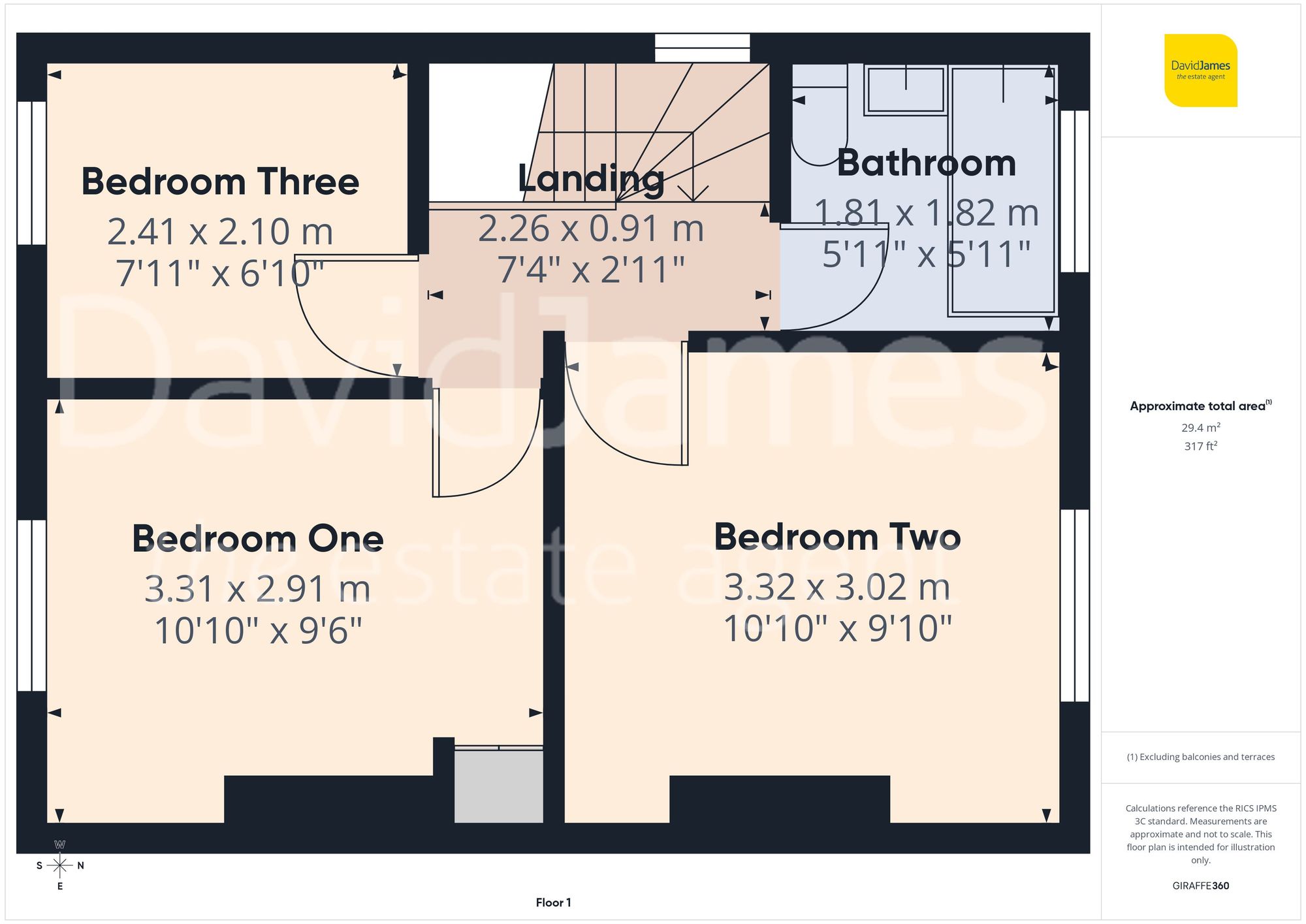 Floorplan for Strawberry Bank, Huthwaite, Nottinghamshire