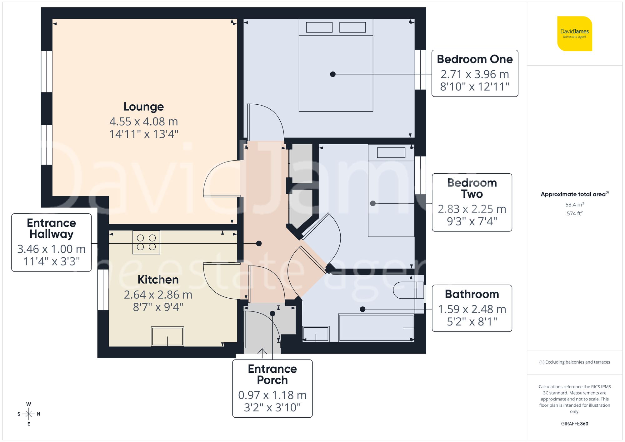 Floorplan for Slaters Way, Bestwood, Nottingham