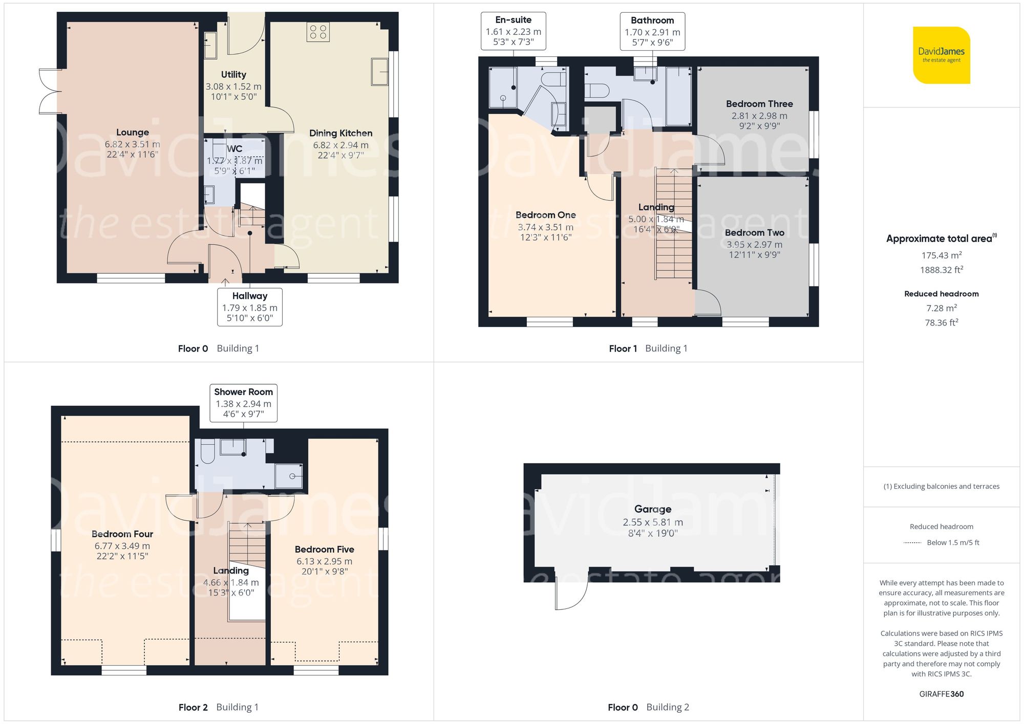 Floorplan for Bailey Drive, Mapperley, Nottingham