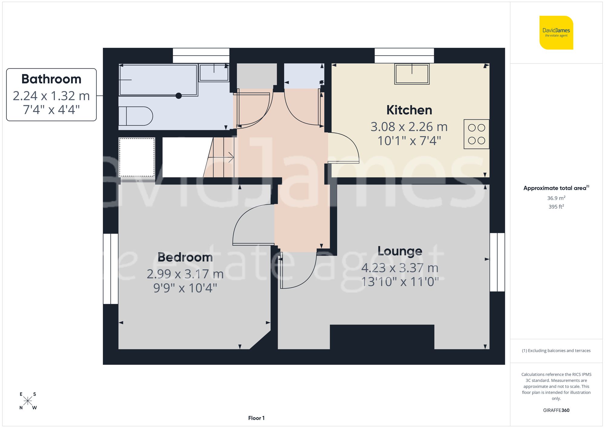Floorplan for Heaton Close, Nottingham