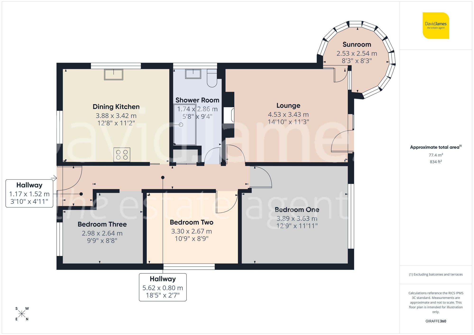 Floorplan for The Orchard, Boot Yard, Huthwaite, Nottinghamshire
