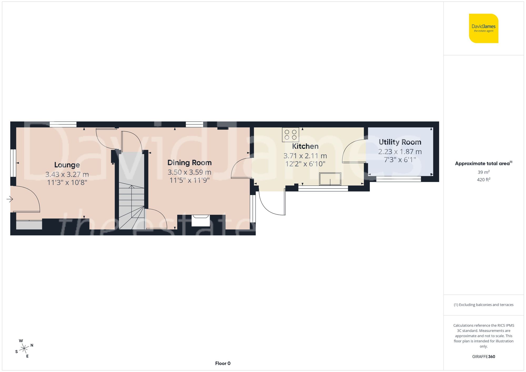Floorplan for Huthwaite Road, Sutton in Ashfield, Nottinghamshire