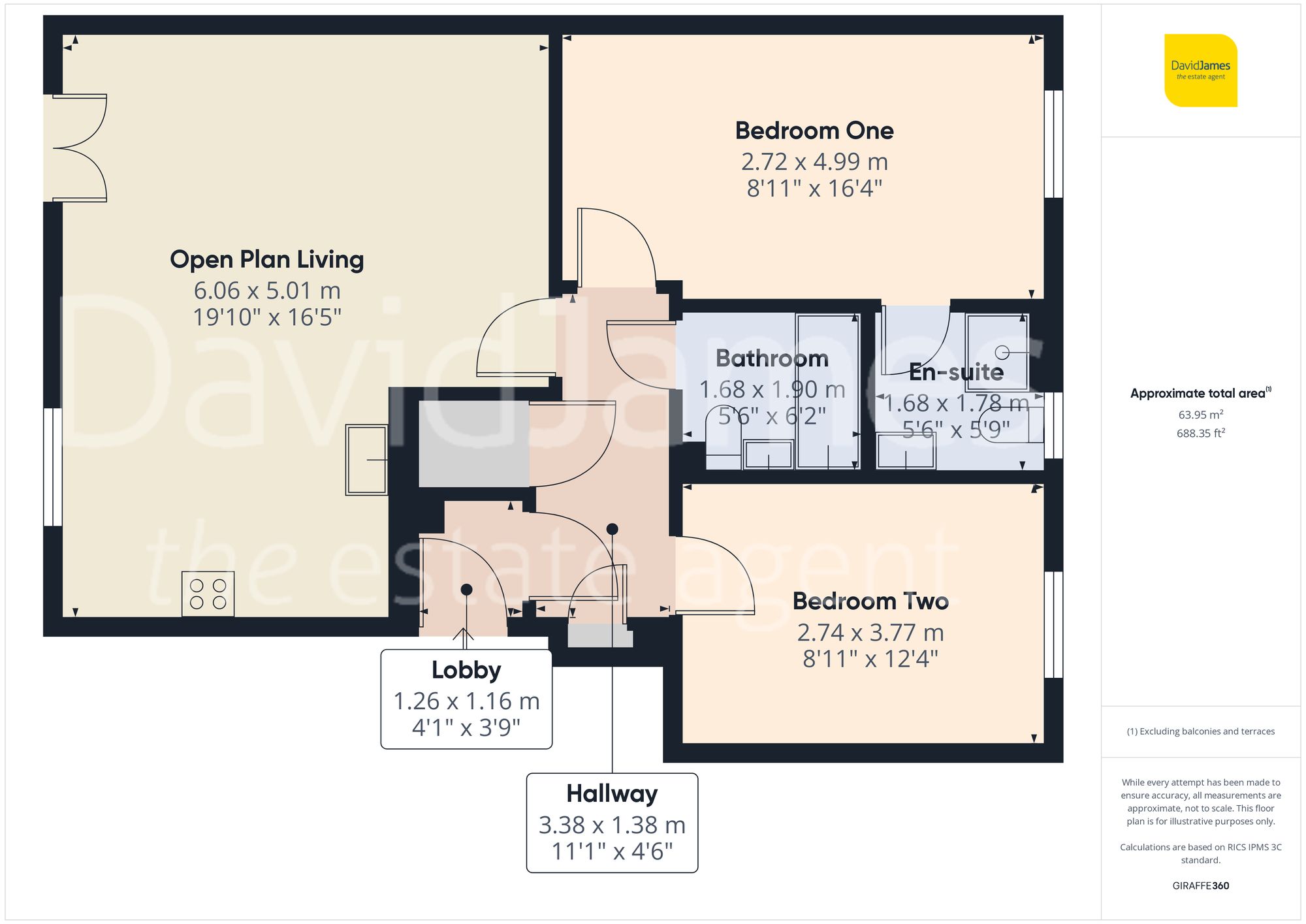 Floorplan for Ockbrook Drive, Mapperley, Nottingham