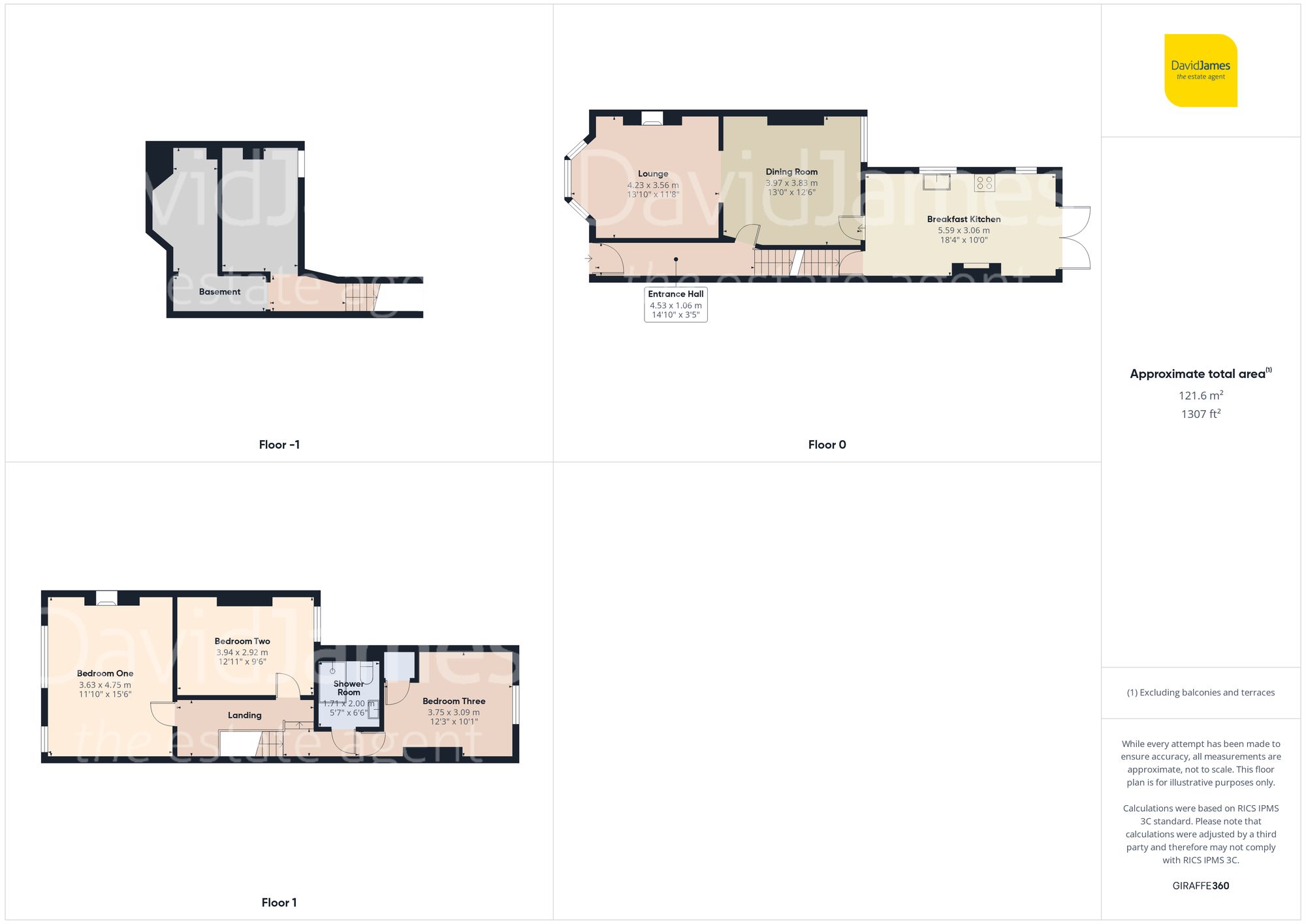 Floorplan for Ebers Grove, Mapperley Park, Nottingham