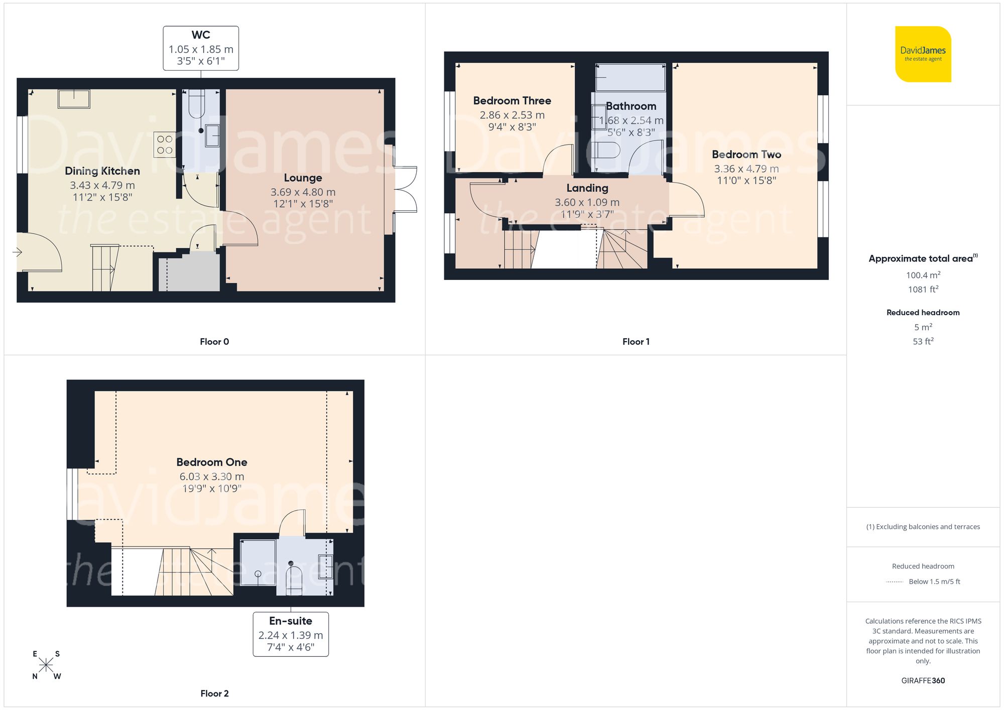 Floorplan for Oxgang Close, Calverton, Nottingham