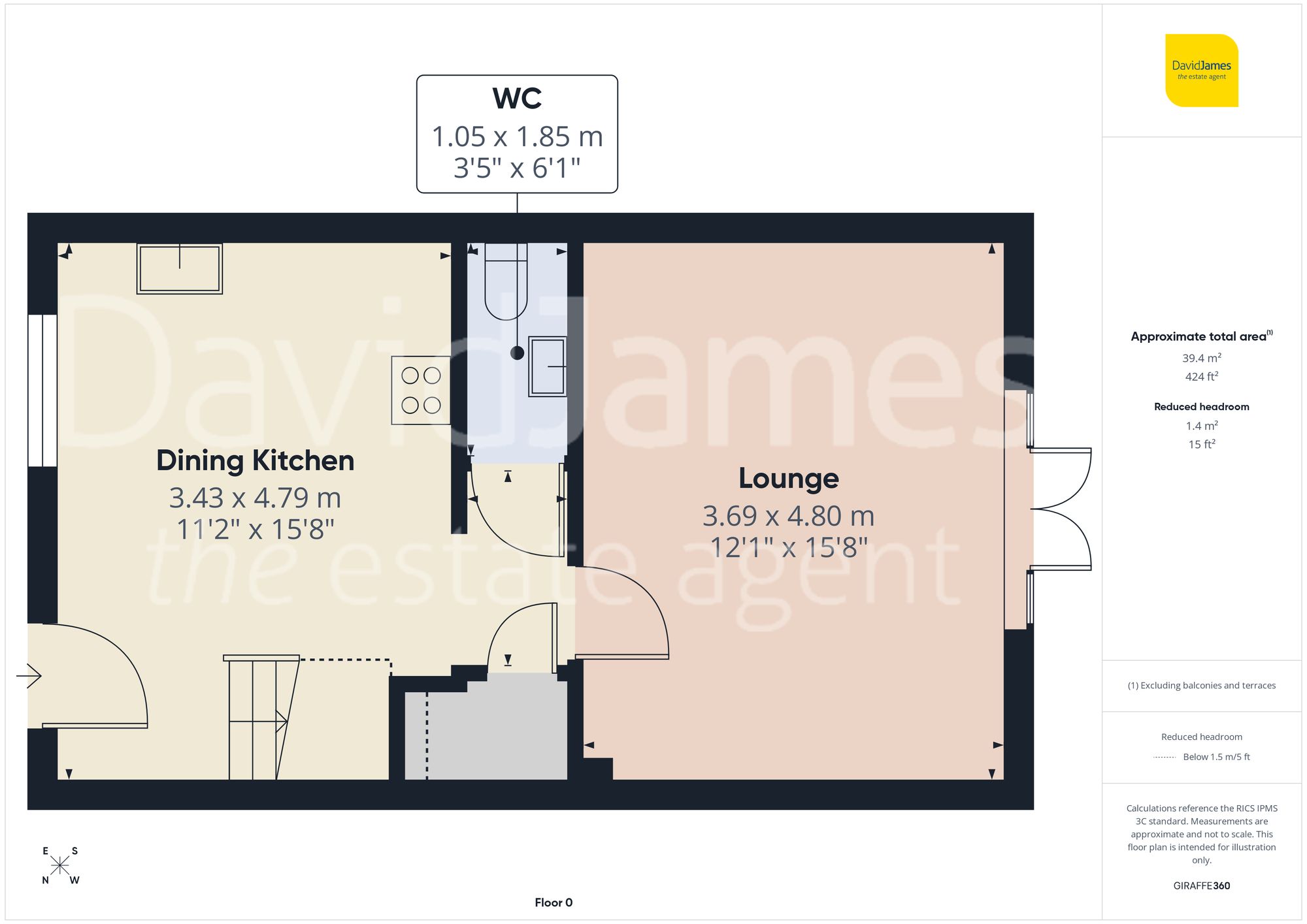 Floorplan for Oxgang Close, Calverton, Nottingham