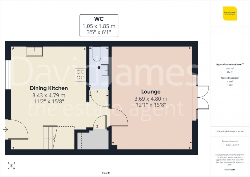 Floorplan for Oxgang Close, Calverton, Nottingham