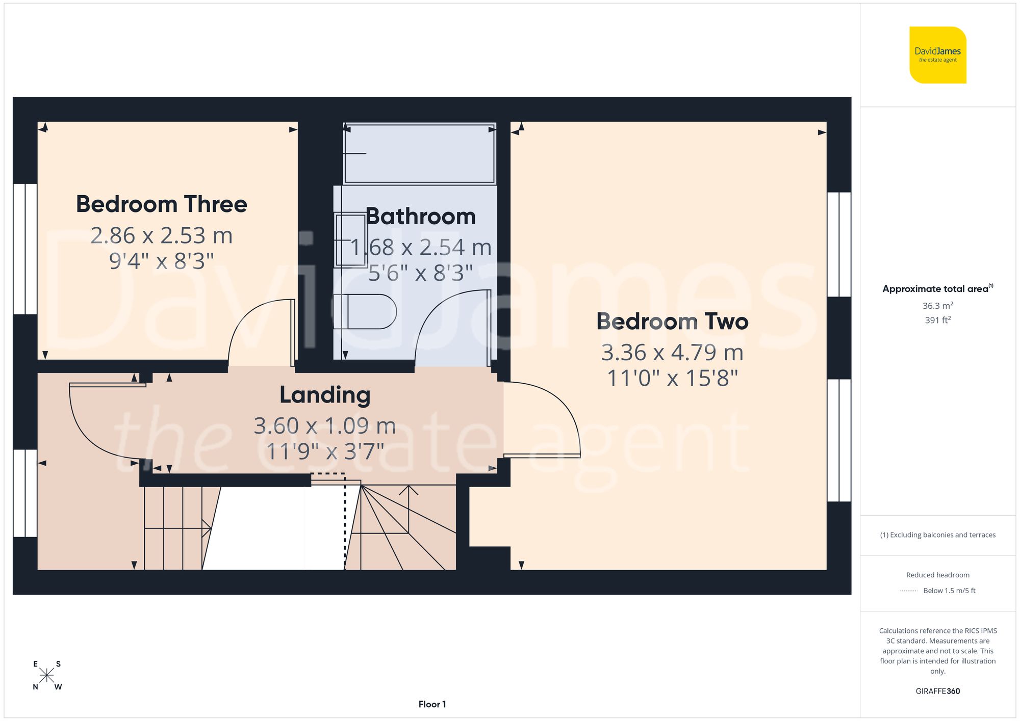 Floorplan for Oxgang Close, Calverton, Nottingham