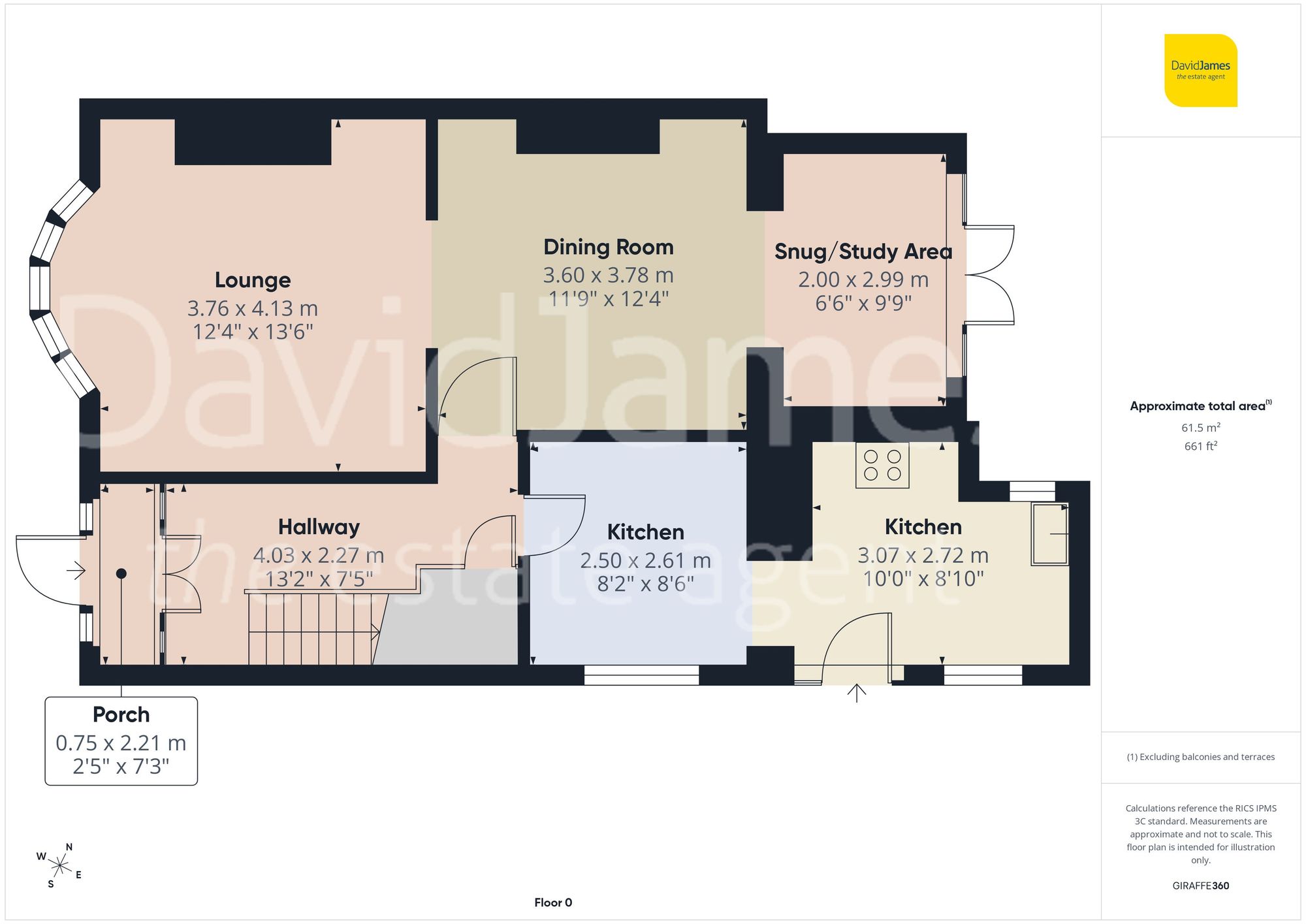 Floorplan for Titchfield Avenue, Sutton in Ashfield, Nottinghamshire