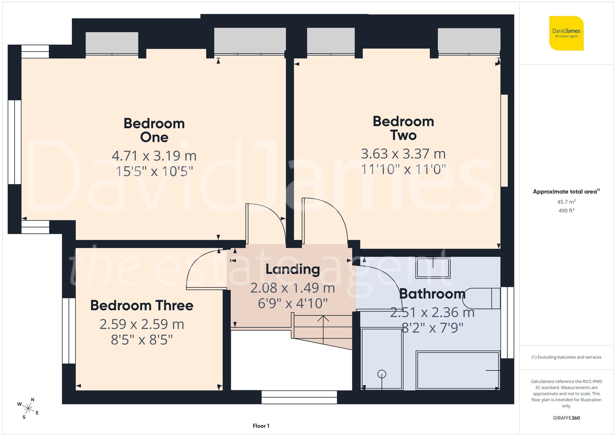 Floorplan for Titchfield Avenue, Sutton in Ashfield, Nottinghamshire