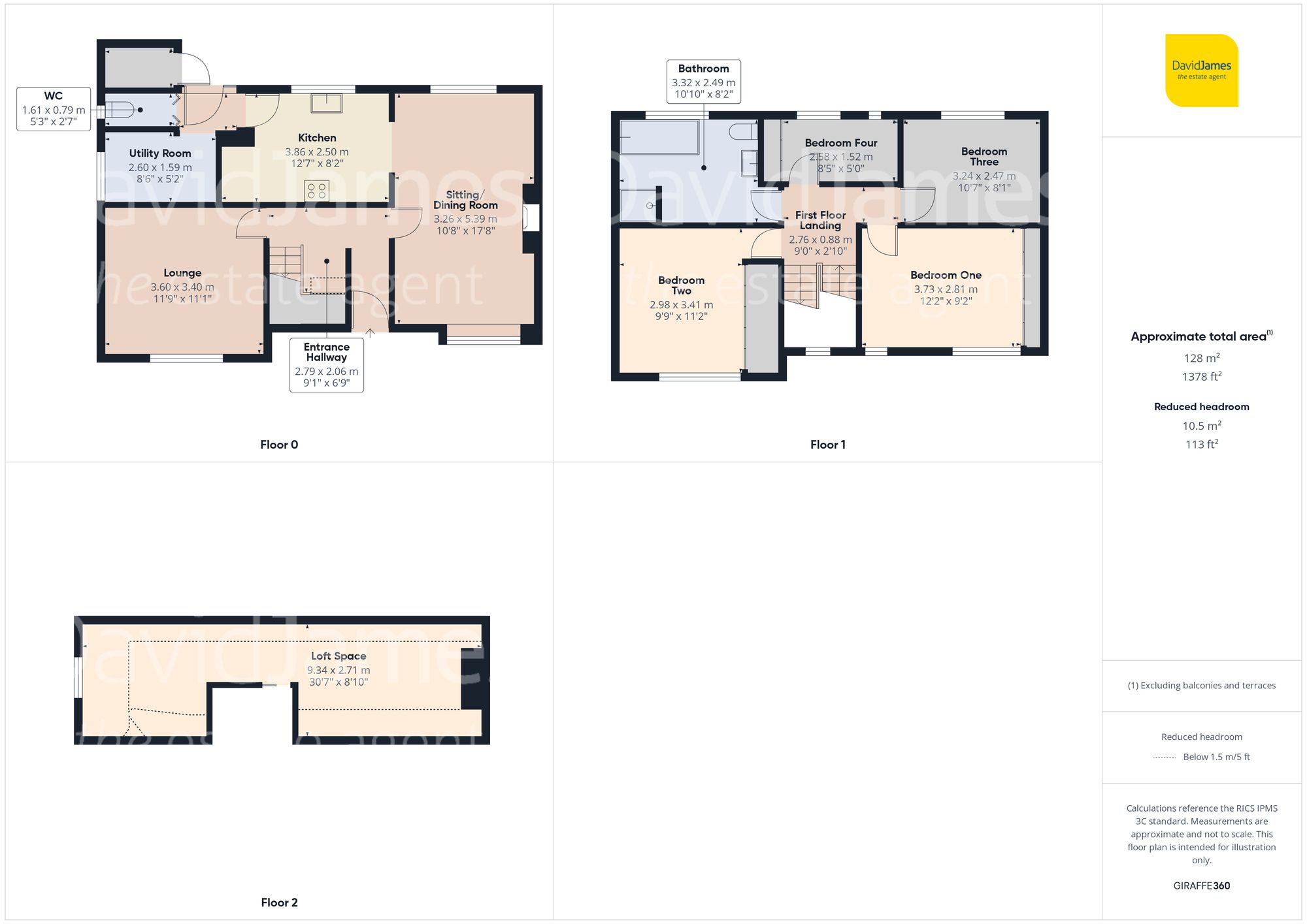 Floorplan for Redland Grove, Carlton, Nottingham