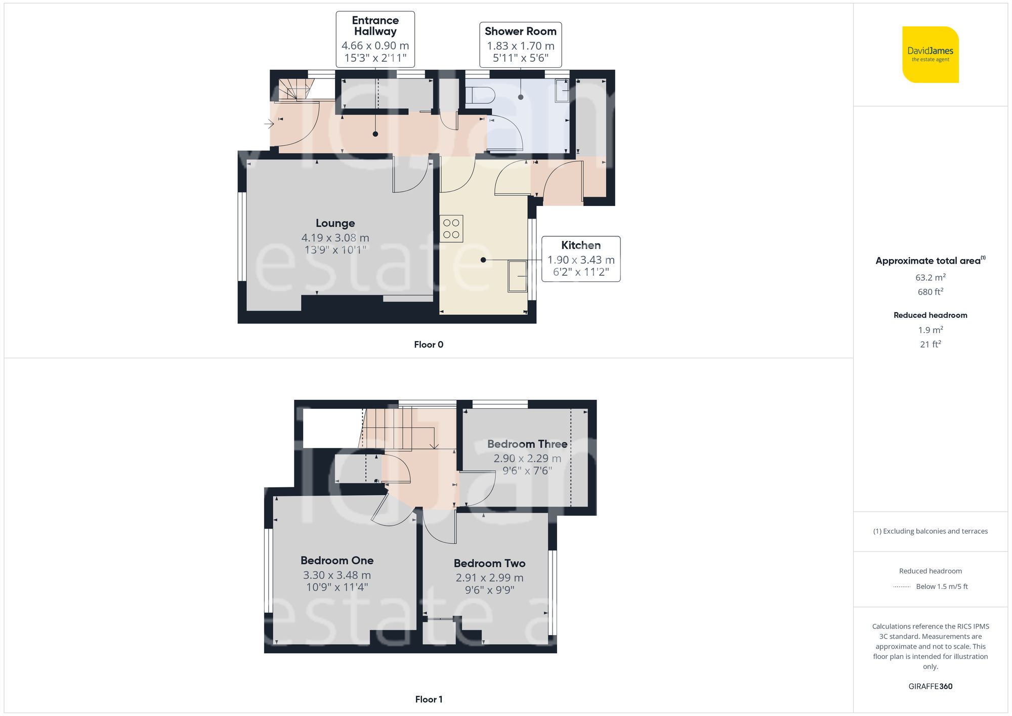 Floorplan for Linton Rise, Nottingham