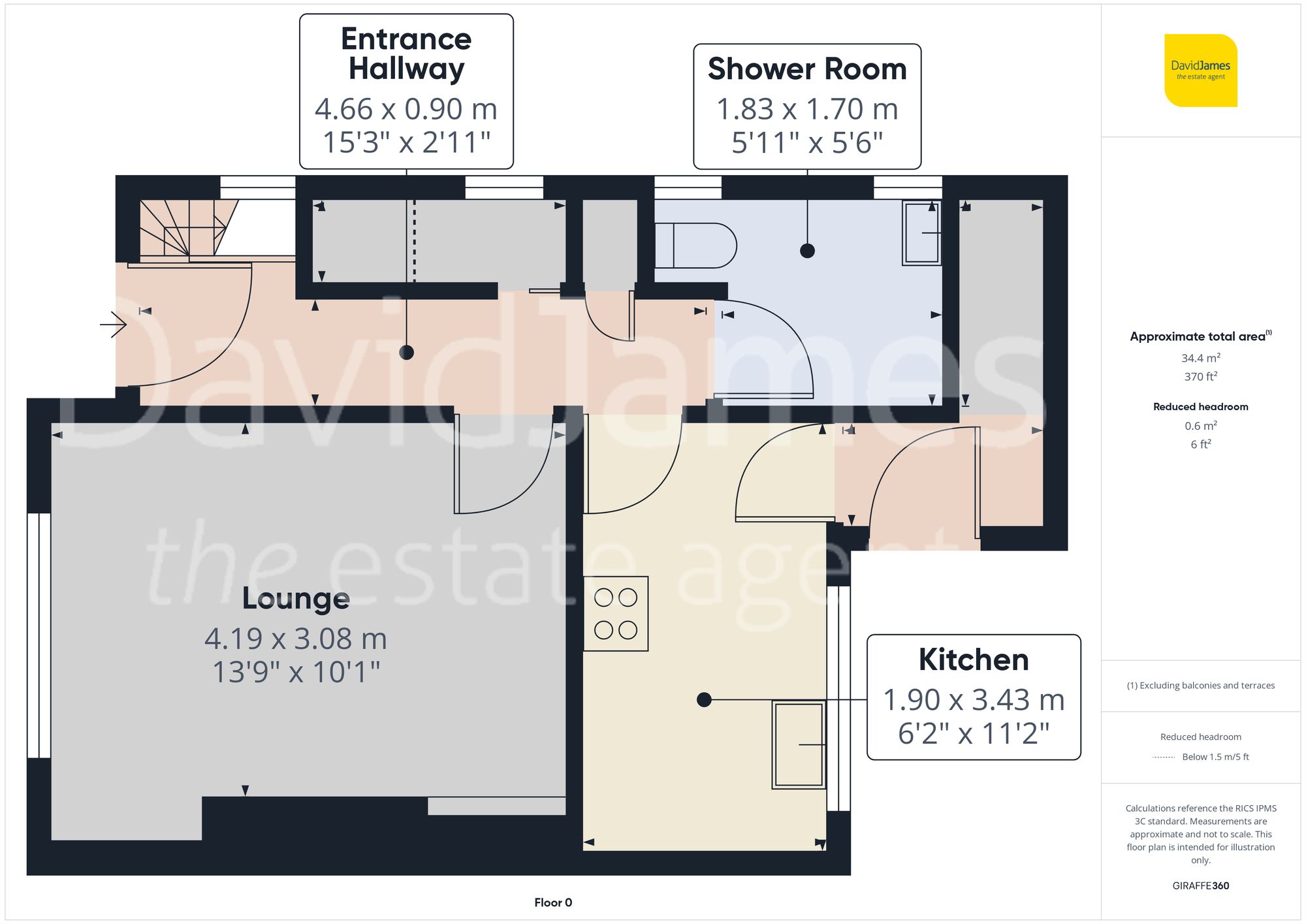 Floorplan for Linton Rise, Nottingham