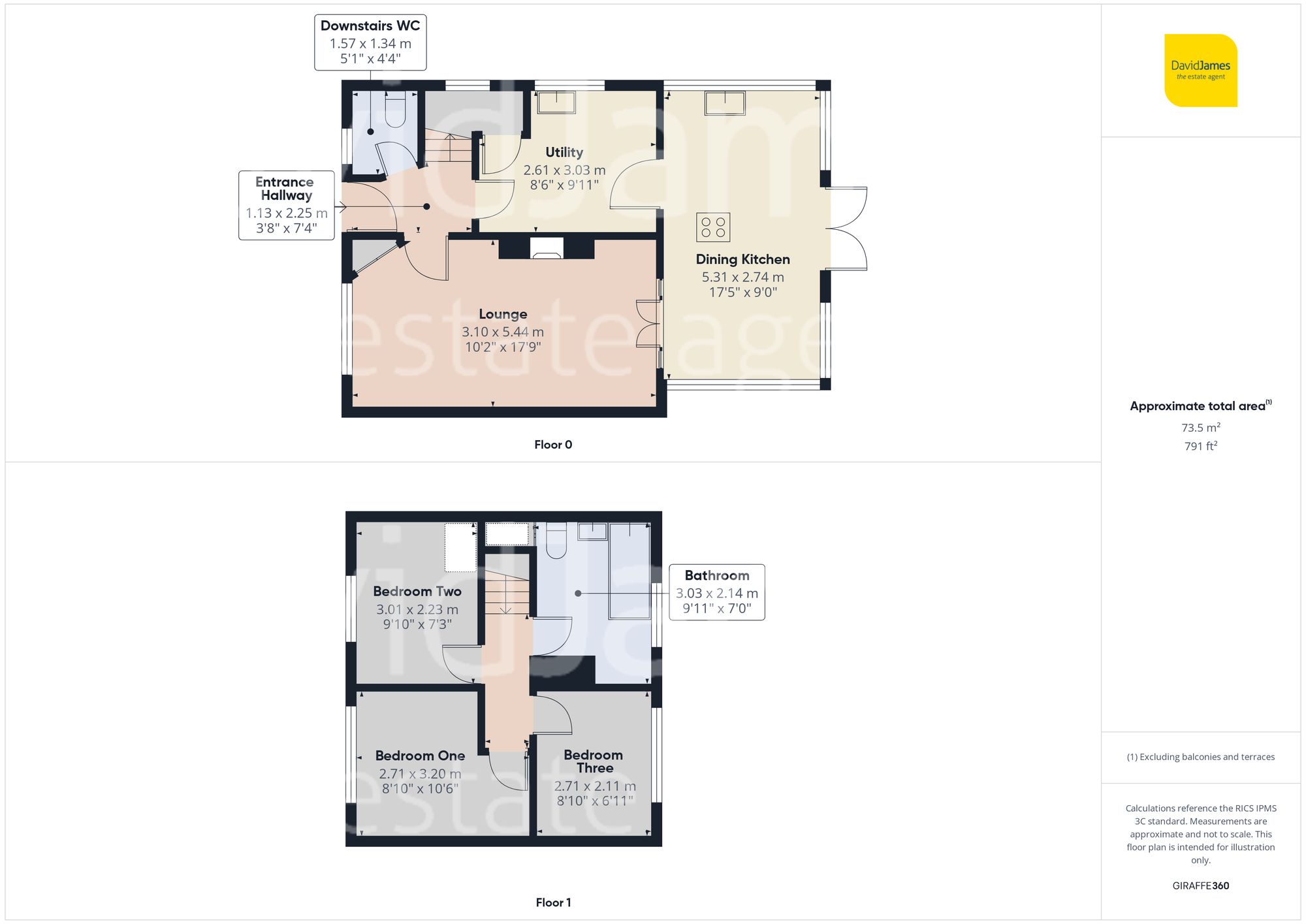 Floorplan for Surgeys Lane, Arnold, Nottingham