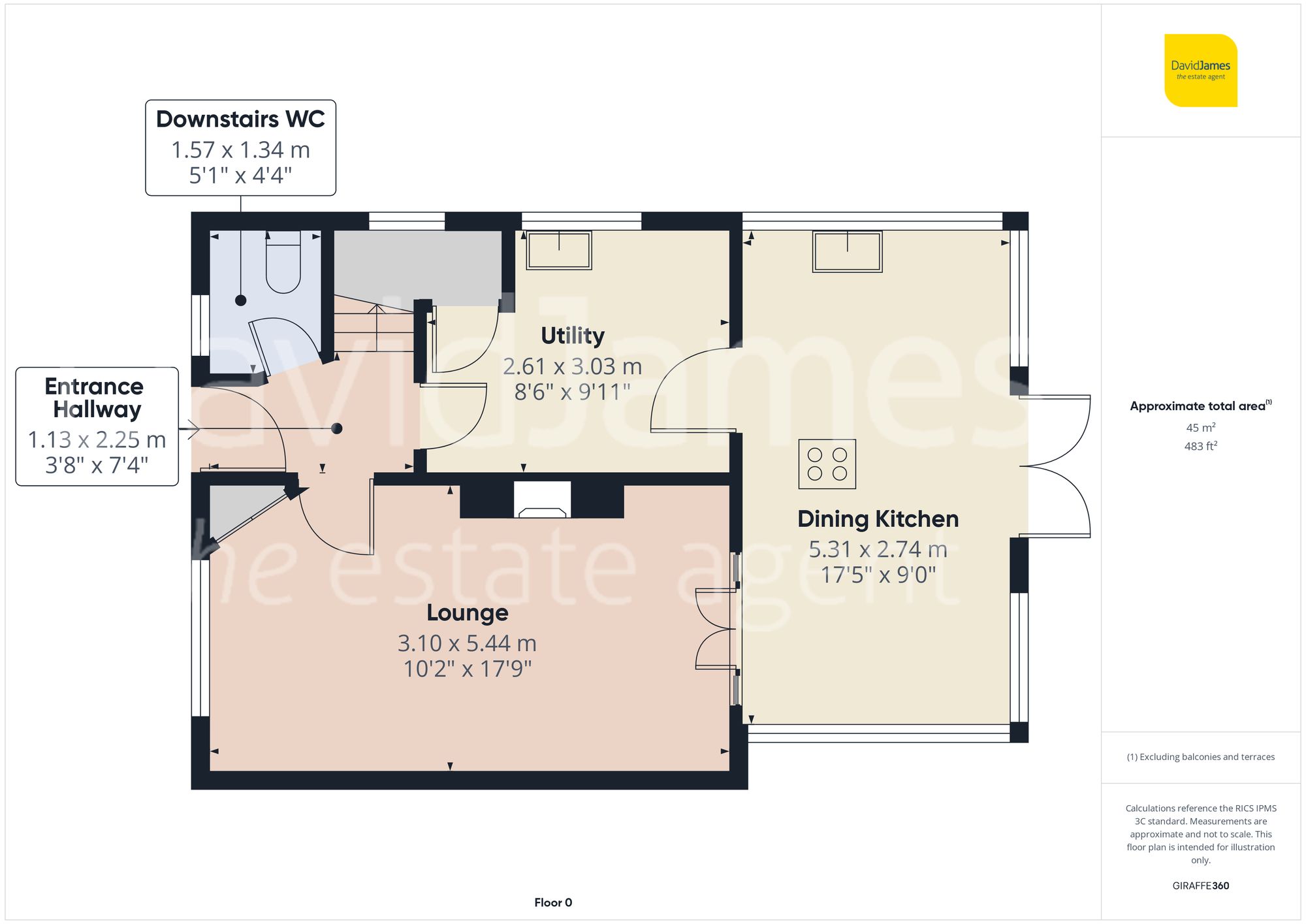 Floorplan for Surgeys Lane, Arnold, Nottingham
