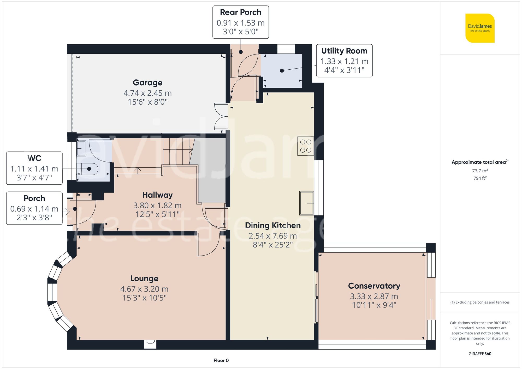 Floorplan for Priestsic Road, Sutton in Ashfield, Nottinghamshire