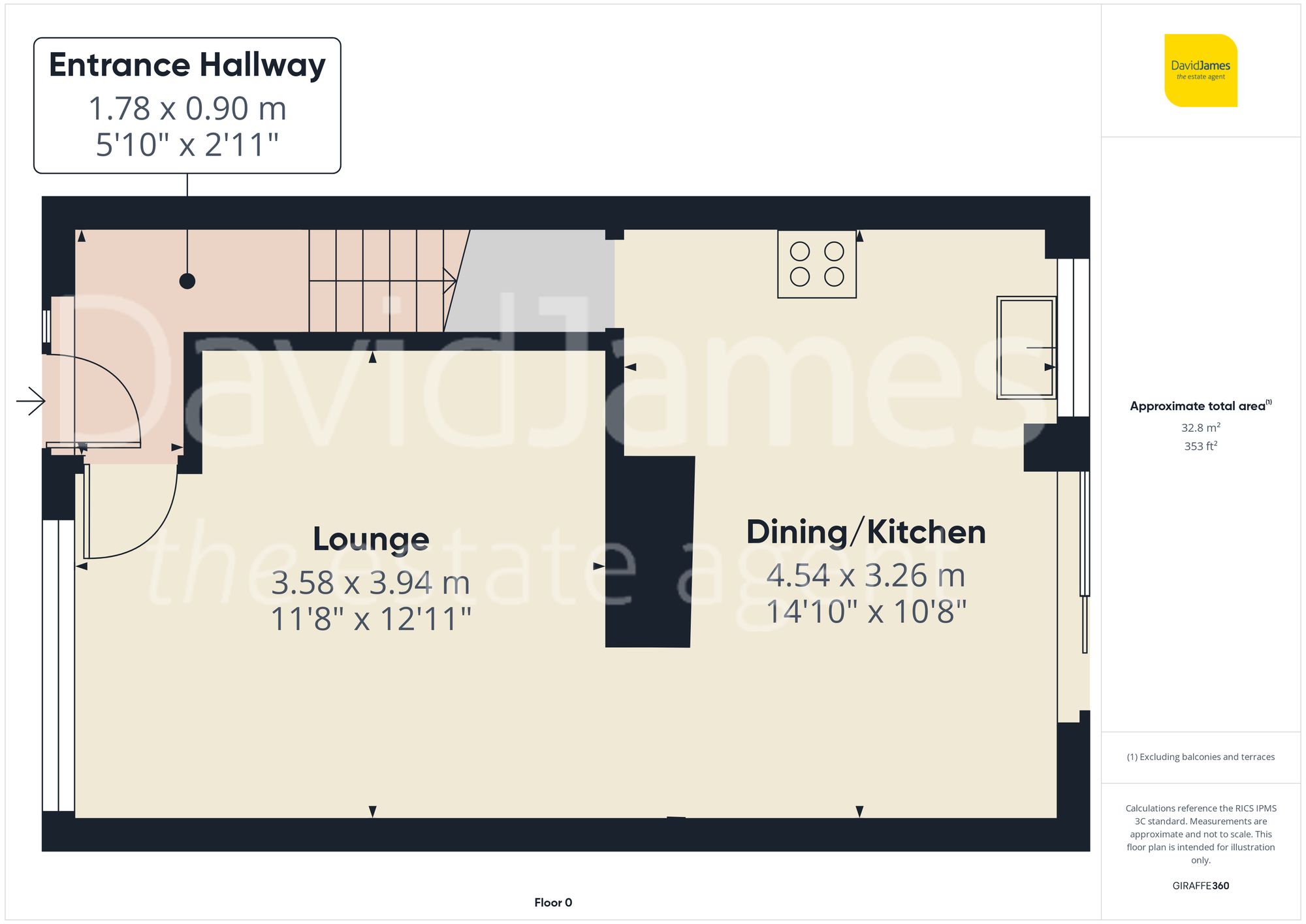 Floorplan for Bramble Drive, Nottingham