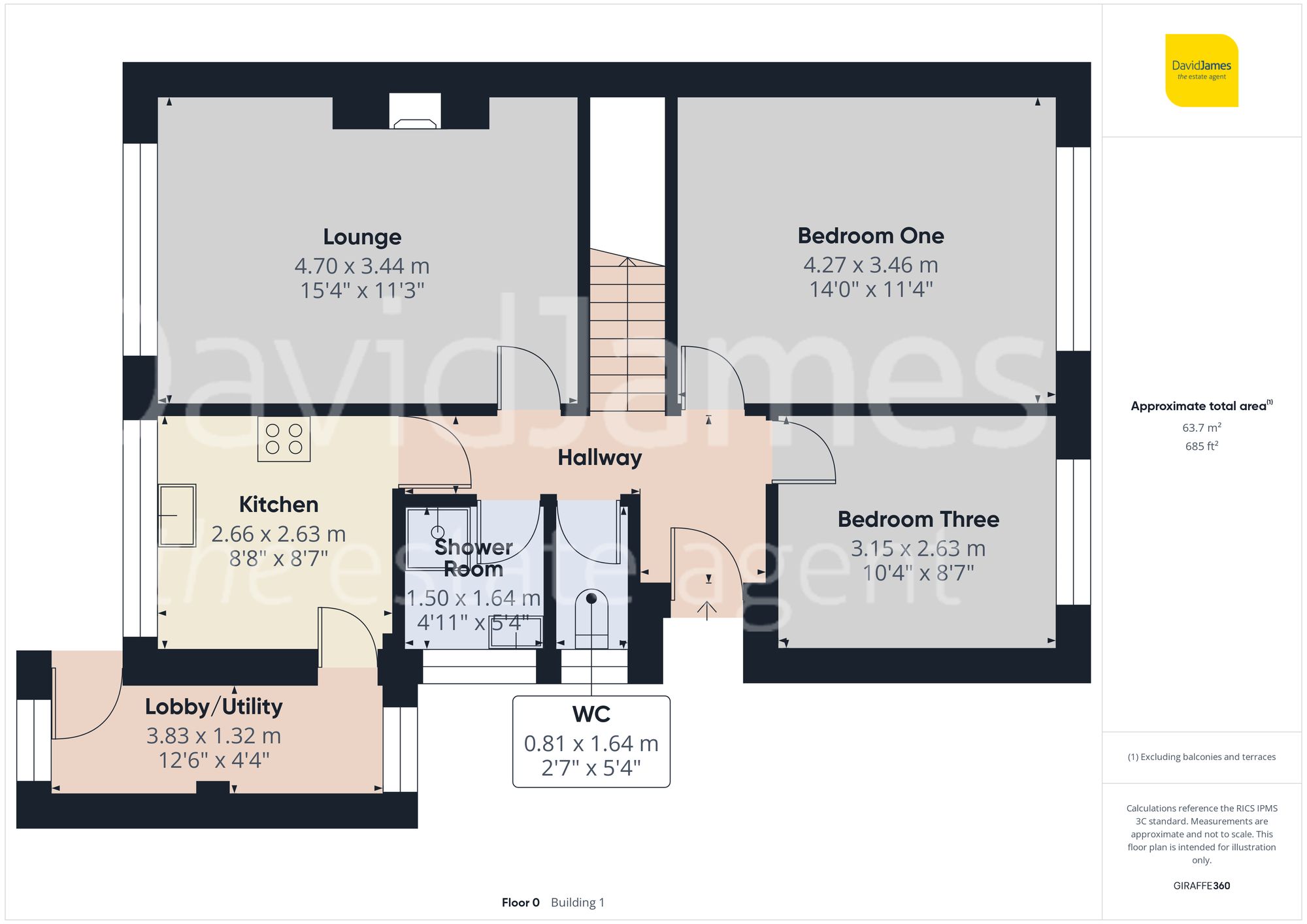 Floorplan for Richmond Road, Kirkby-In-Ashfield, Nottinghamshire