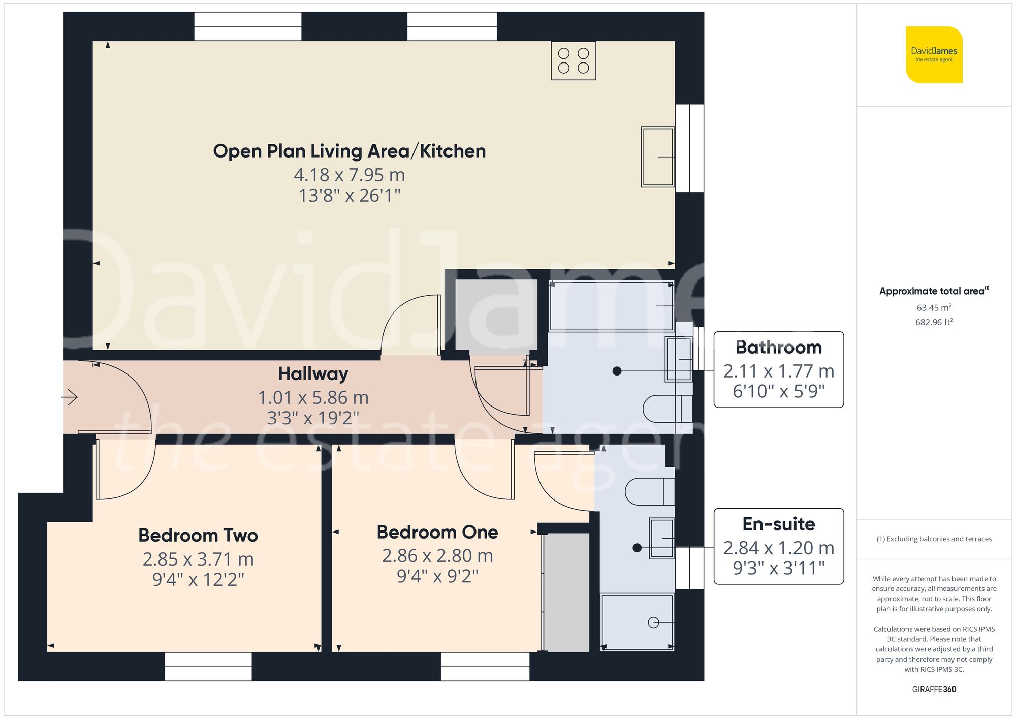 Floorplan for Rowley Court, Rowley Drive, Nottingham
